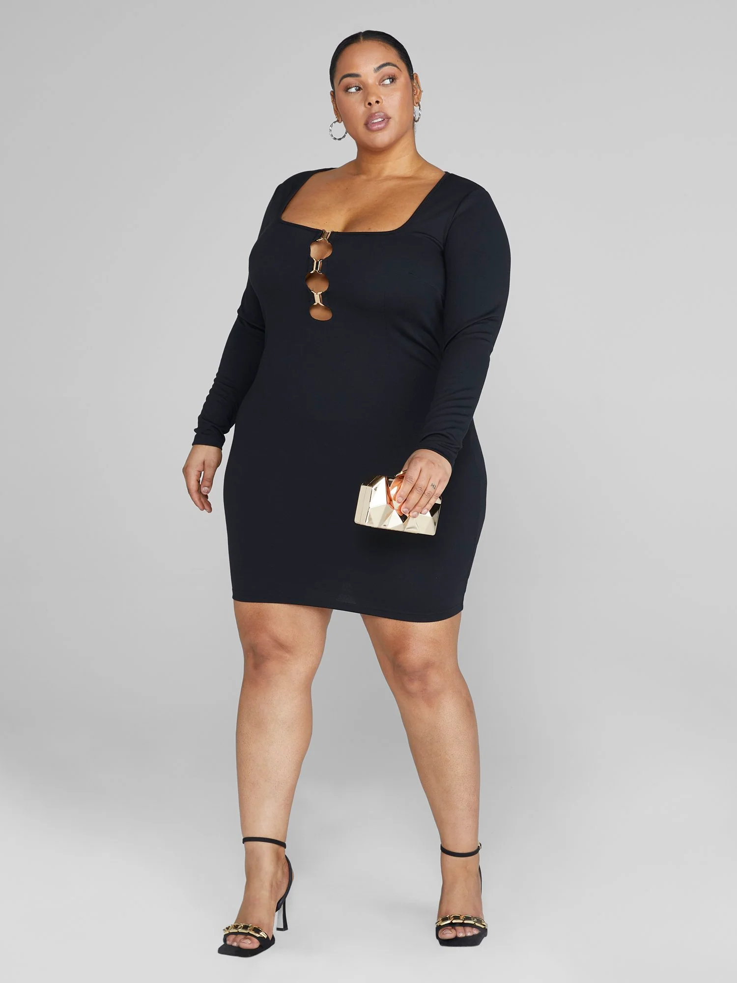 Suzanne Cutout Knit Bodycon Dress - Image 3