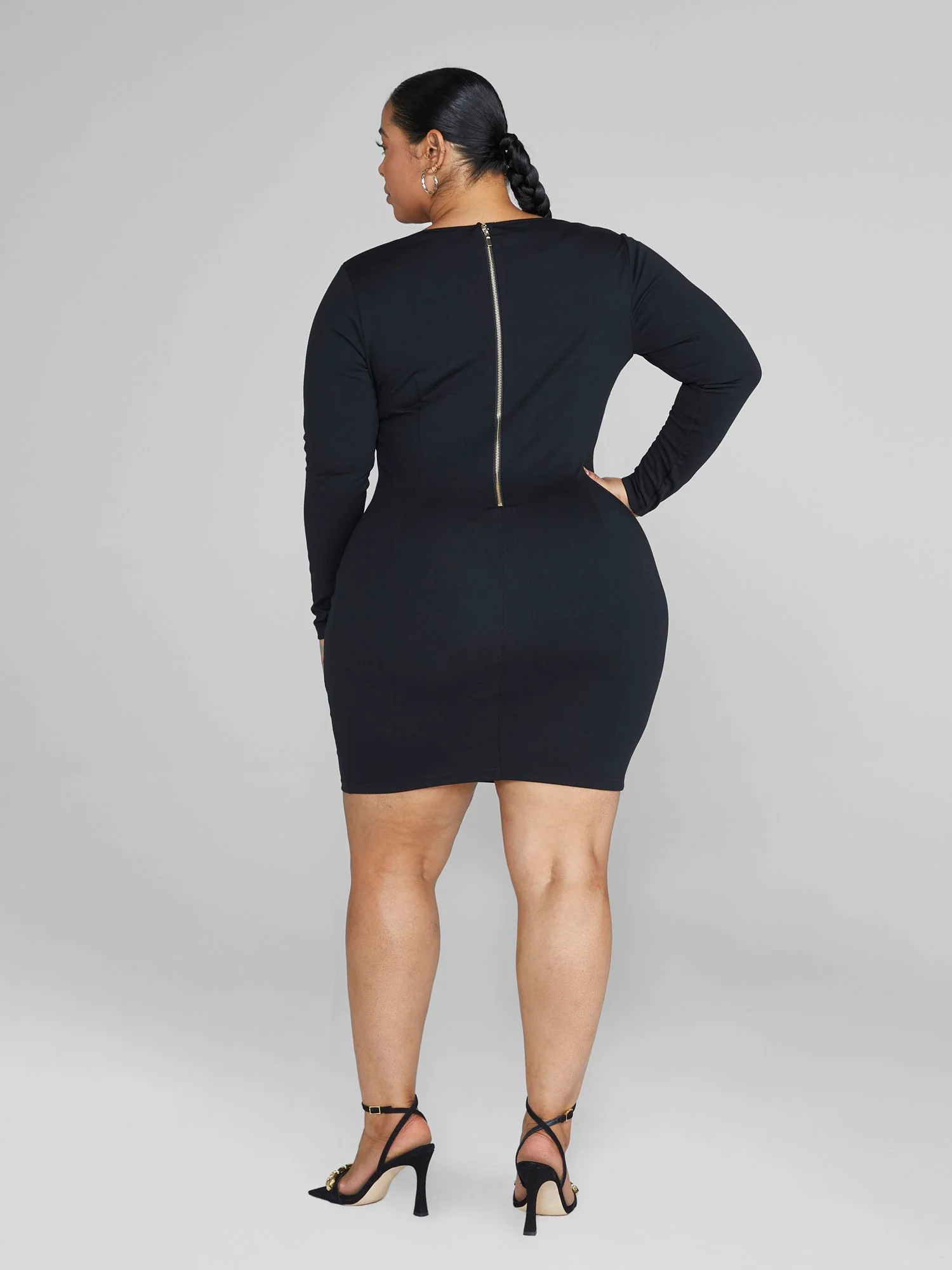 Suzanne Cutout Knit Bodycon Dress - Image 4