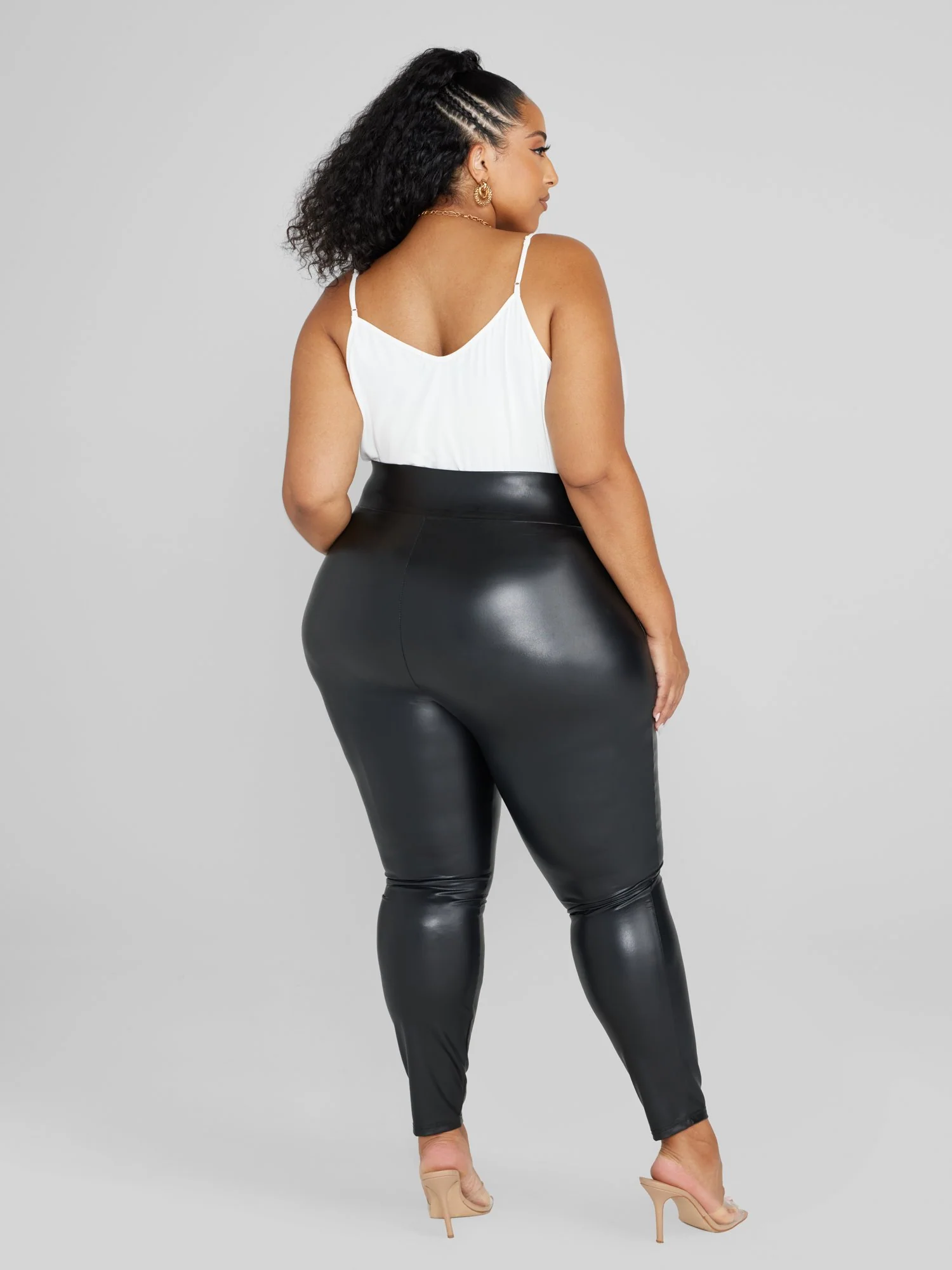 Tamara Faux Leather Leggings - Image 4
