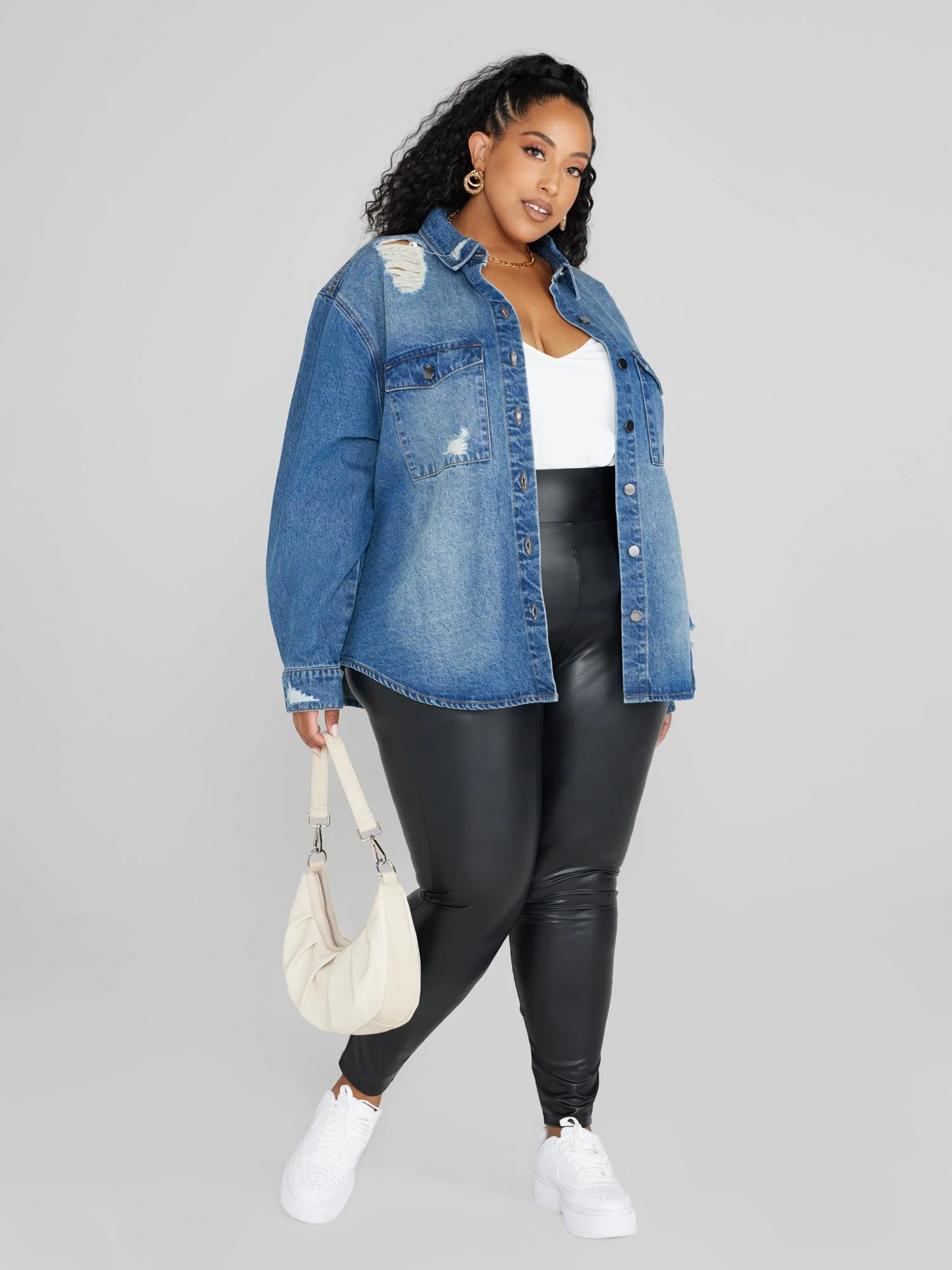 Tamara Faux Leather Leggings - Image 5