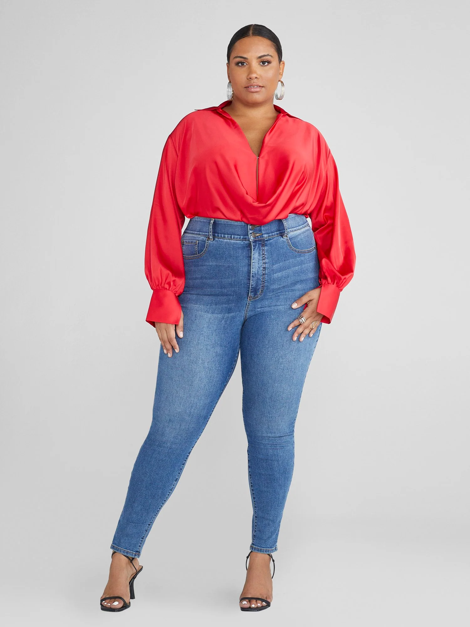 Tania Cowl Neck Blouse - Image 3