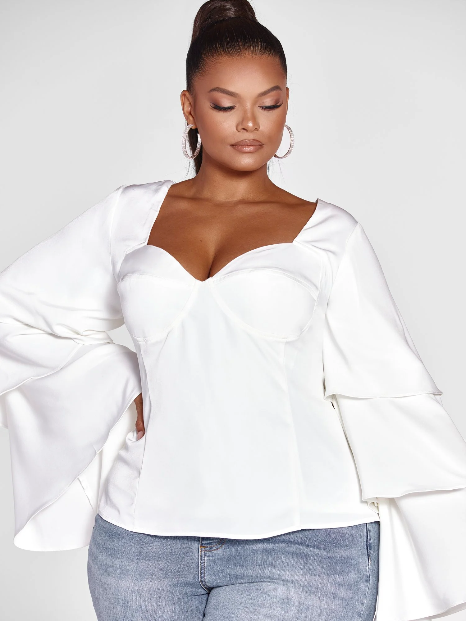 Tanisha Tier Sleeve Top - Image 2