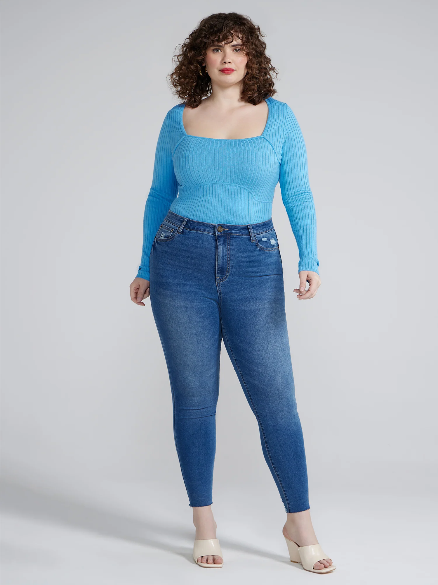 Tasia Ribbed Knit Sweater - Image 2