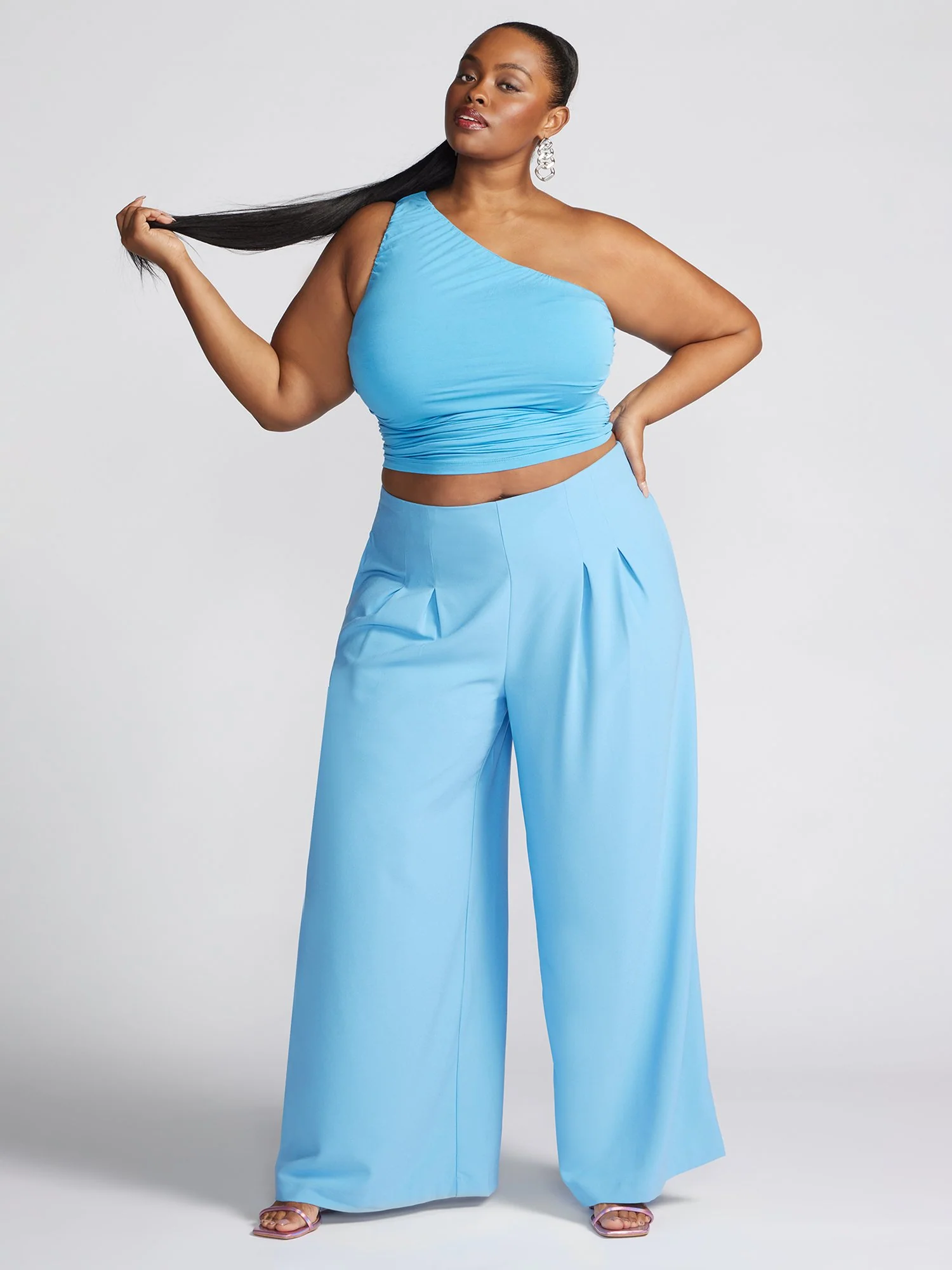 Tatenda Pleated Wide Leg Pants