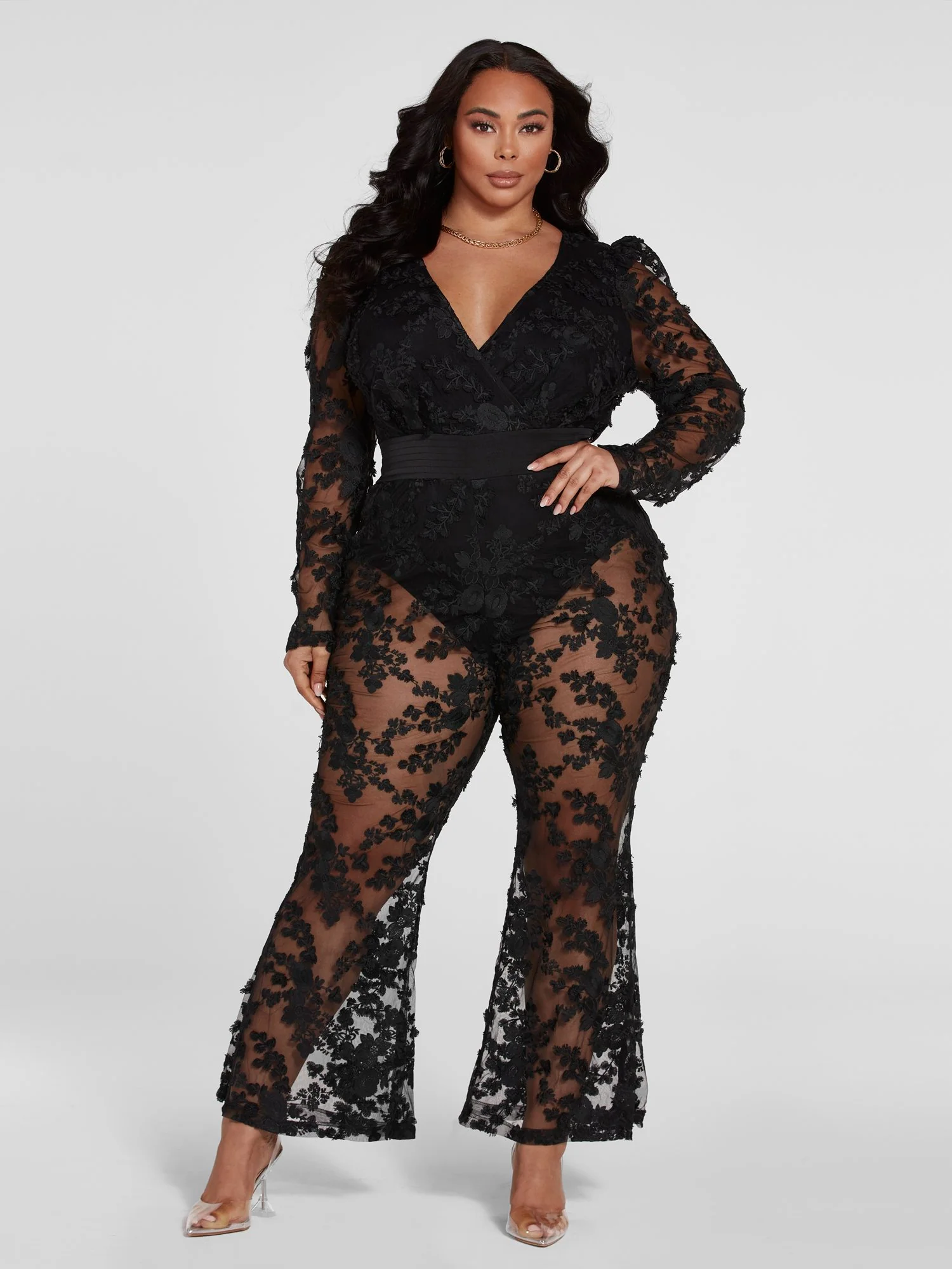 Tatiana Lace Jumpsuit - Image 2