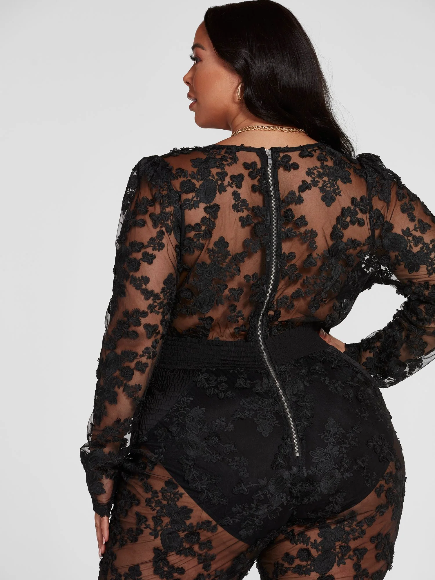 Tatiana Lace Jumpsuit - Image 5