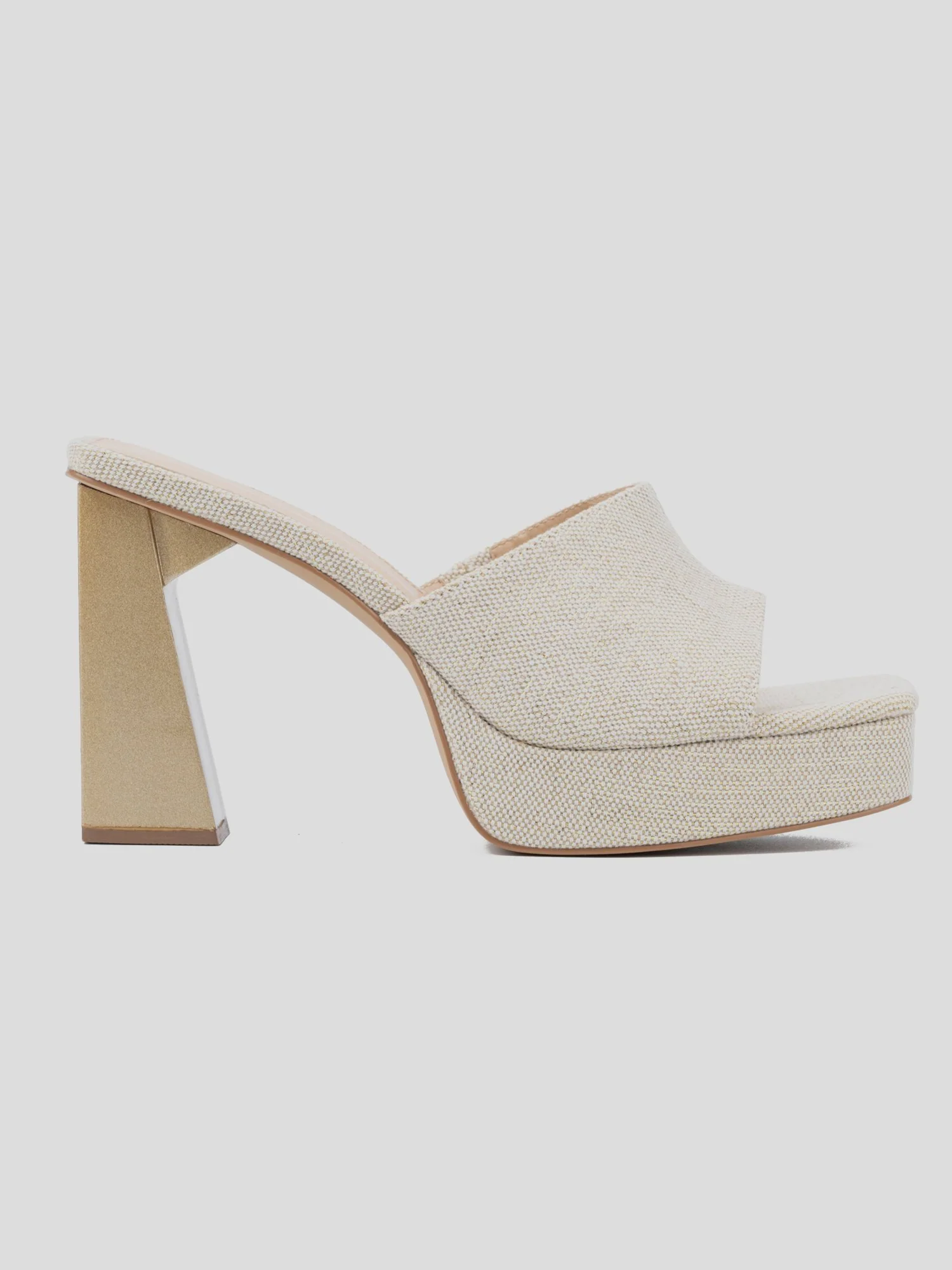 Teresa Wide Width Textured Slip-on Heels - Image 4