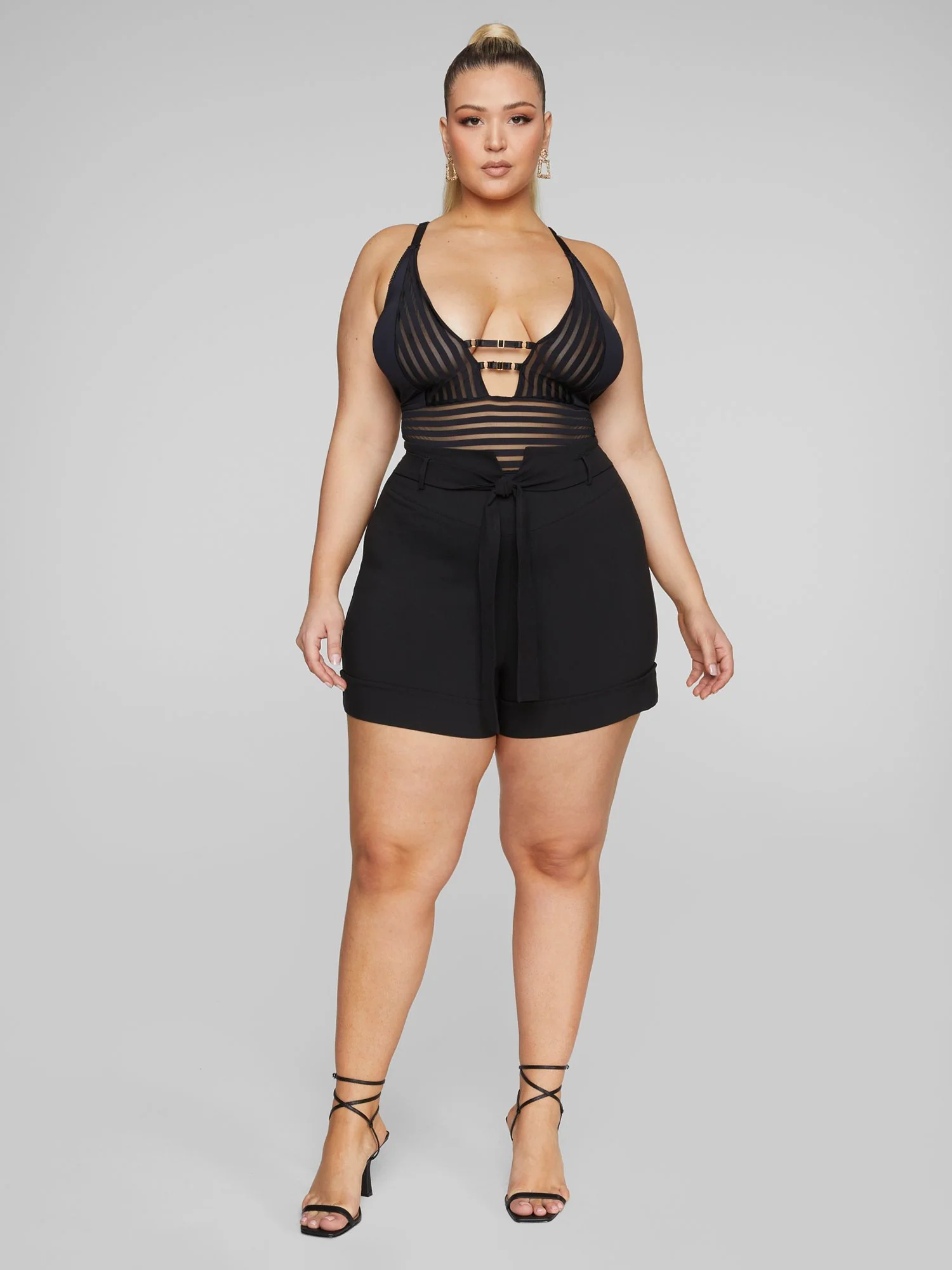 The City Short Shorts with Tie Waist - Image 3
