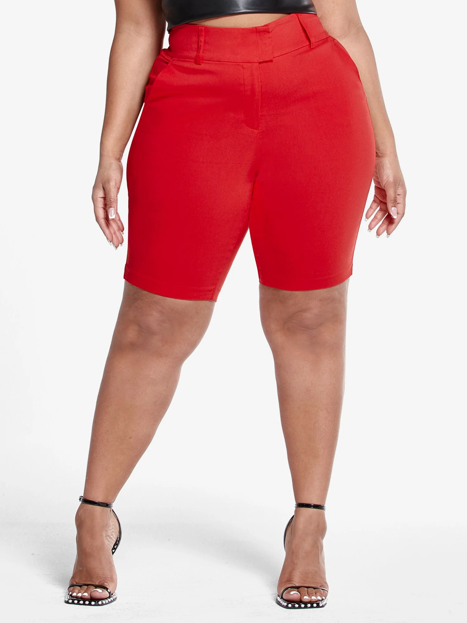 The City Shorts in Red - Image 2