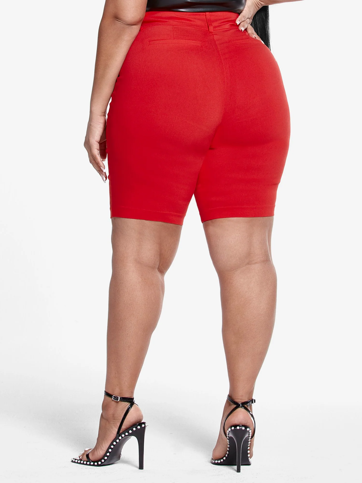 The City Shorts in Red - Image 3