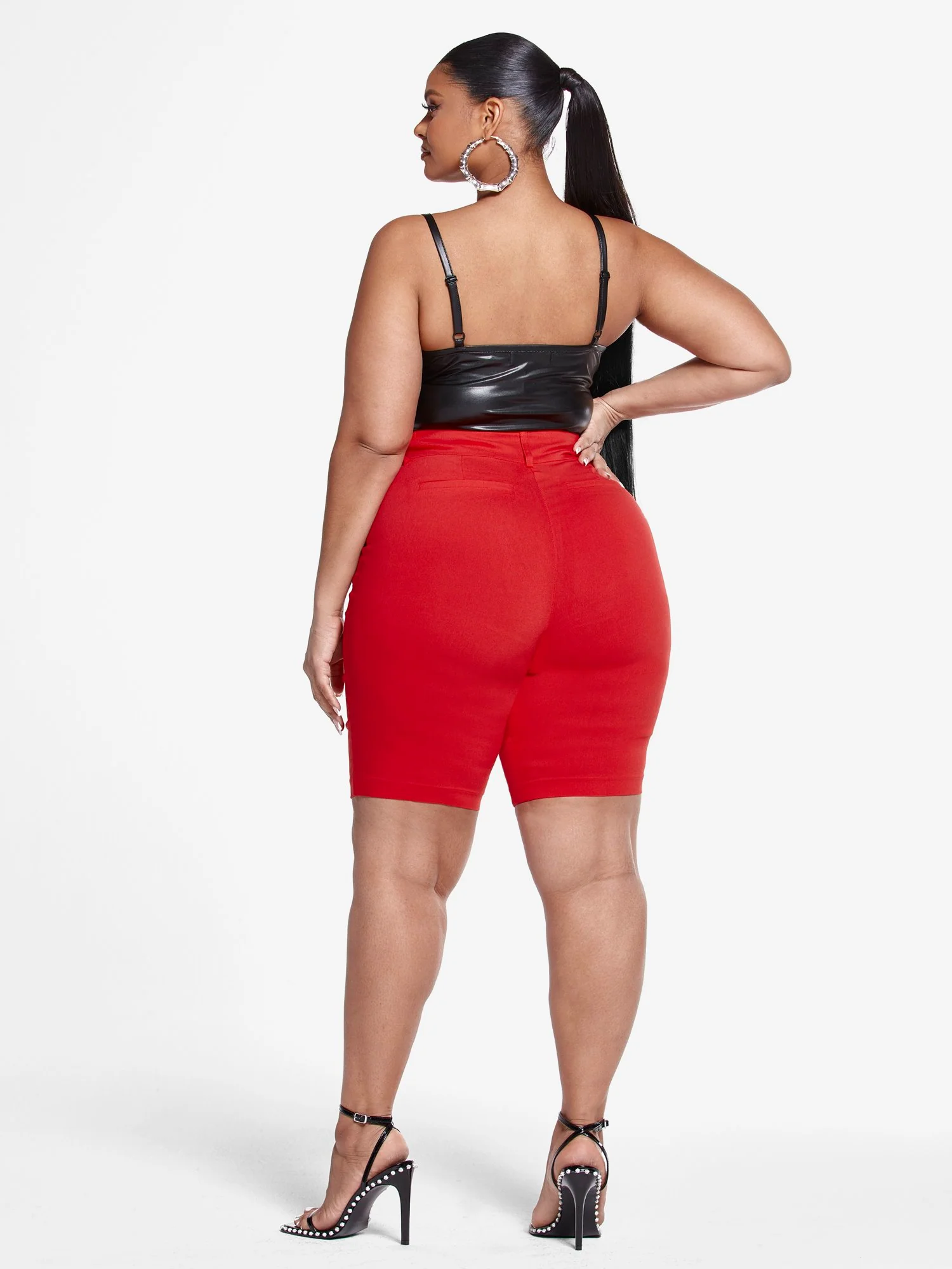 The City Shorts in Red - Image 5