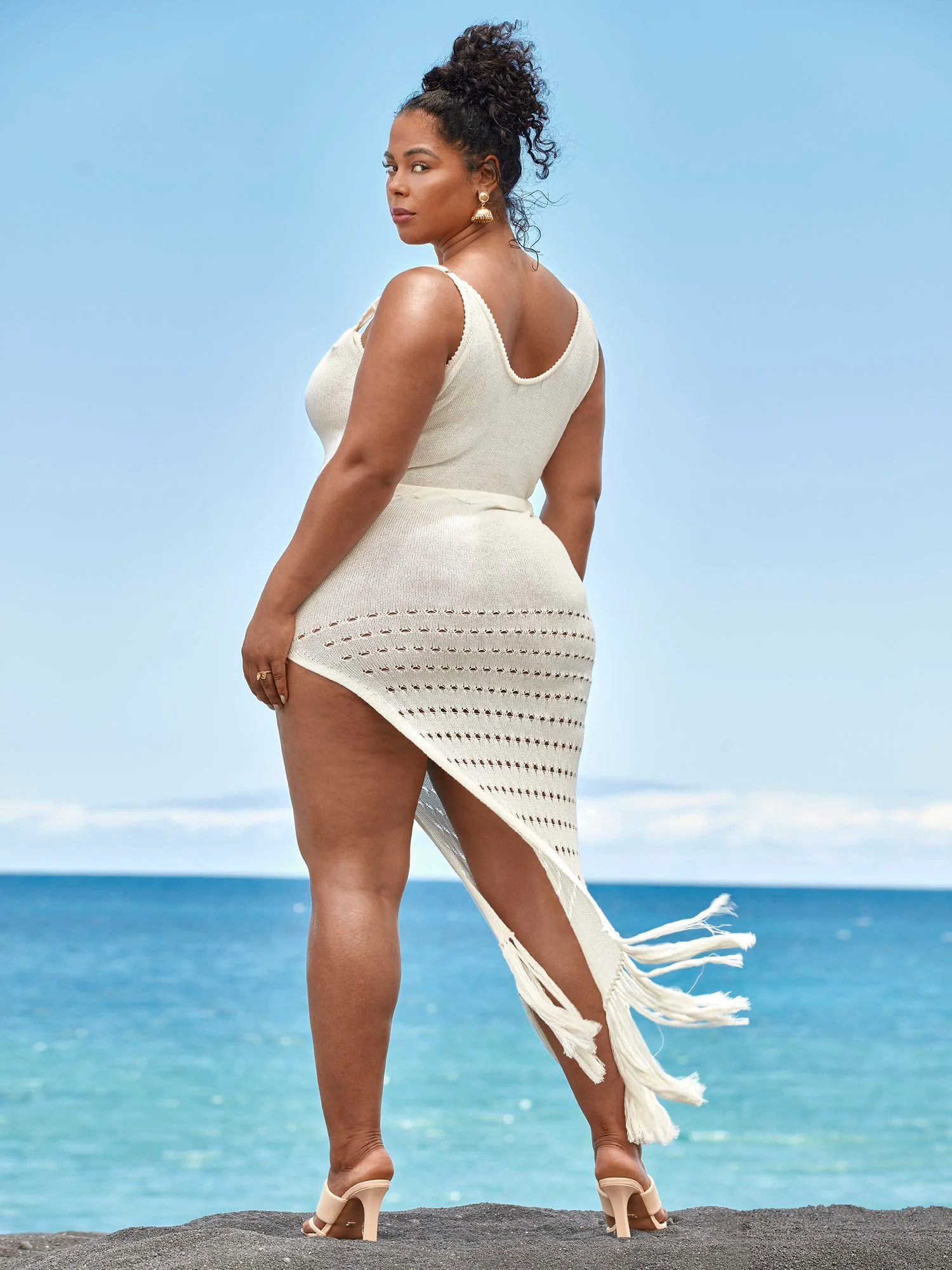'The Cover Up' Crochet Dress - Tabria Majors X FTF - Image 3