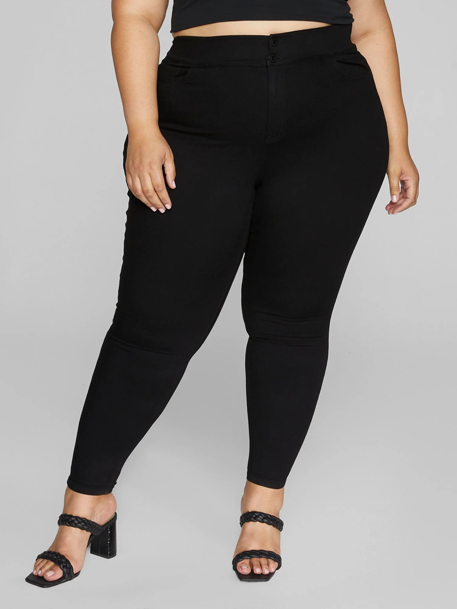 The Limitless Jegging in Black - Short Inseam - Image 2