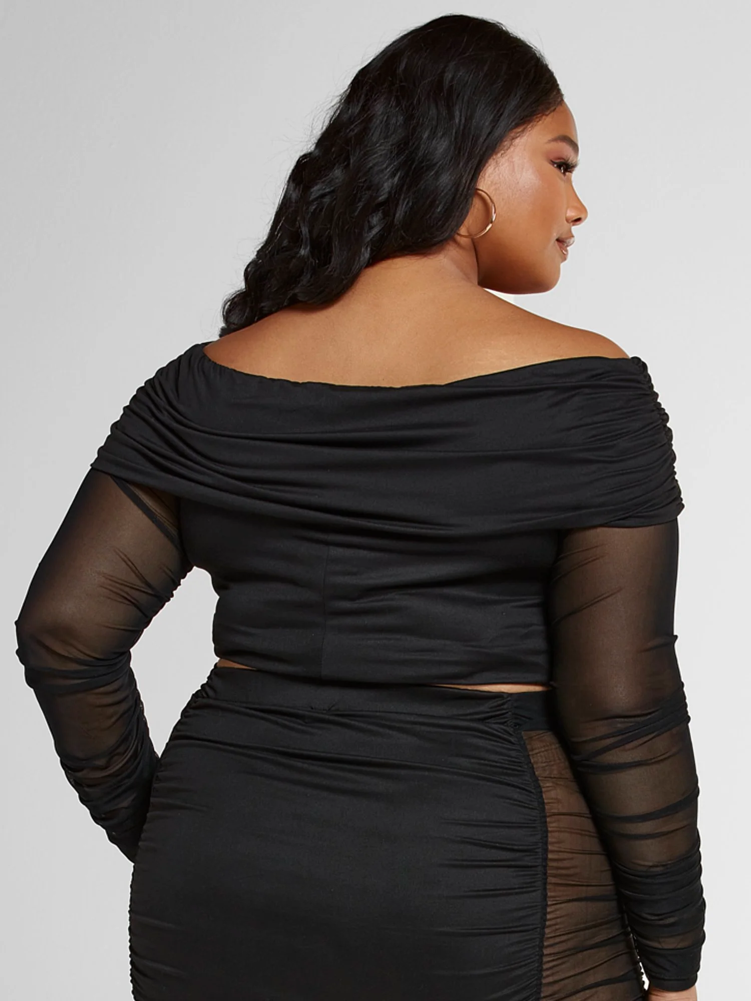 Toni Off The Shoulder Ruched Top - Image 3