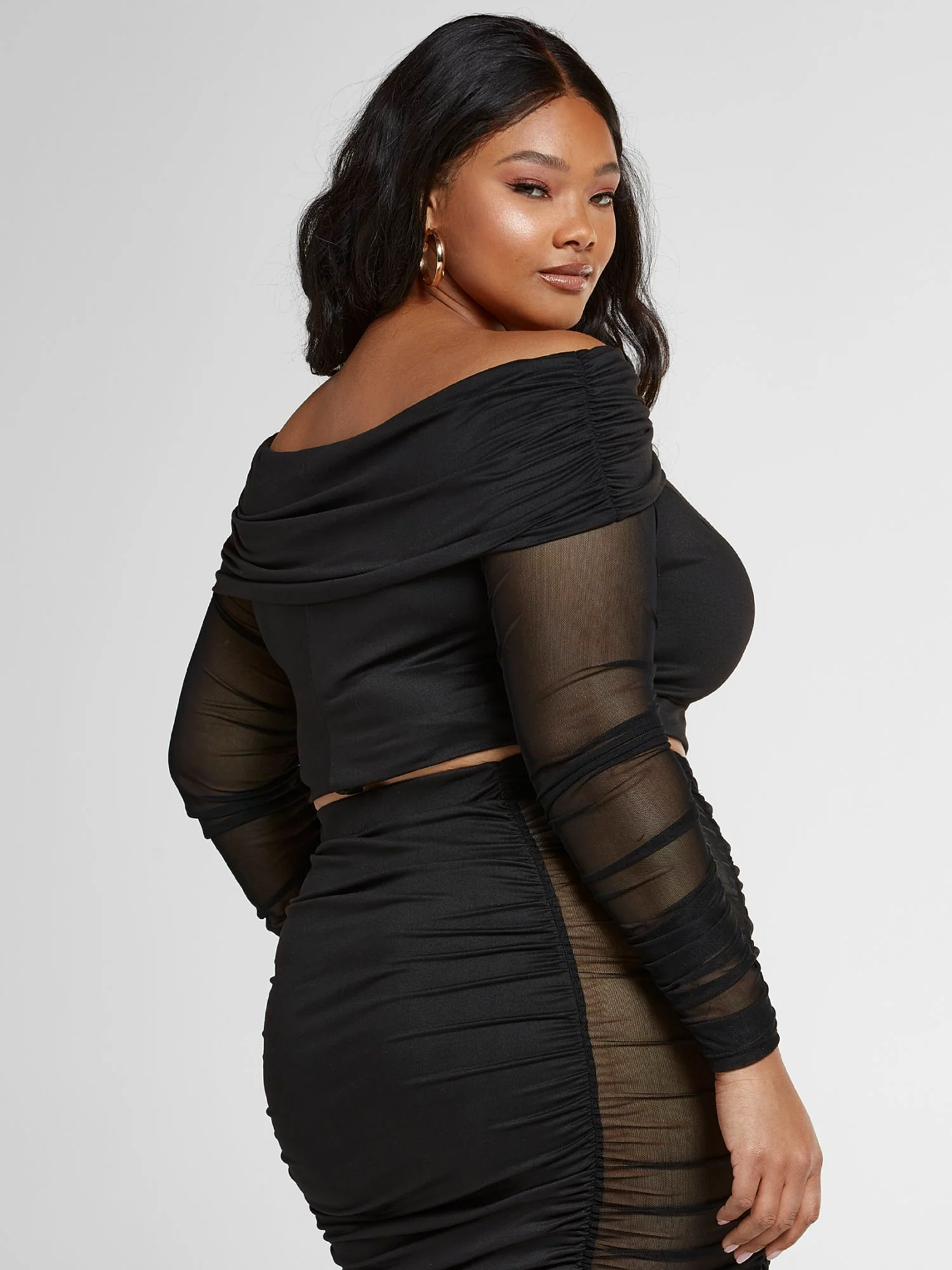 Toni Off The Shoulder Ruched Top - Image 5