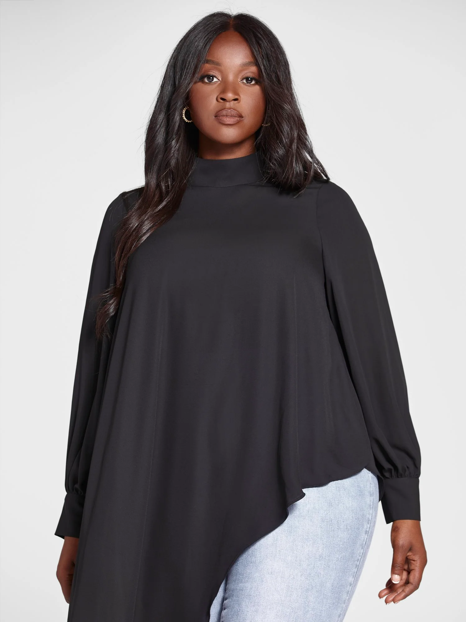 Tonya Asymmetrical Hem Top - Image 4
