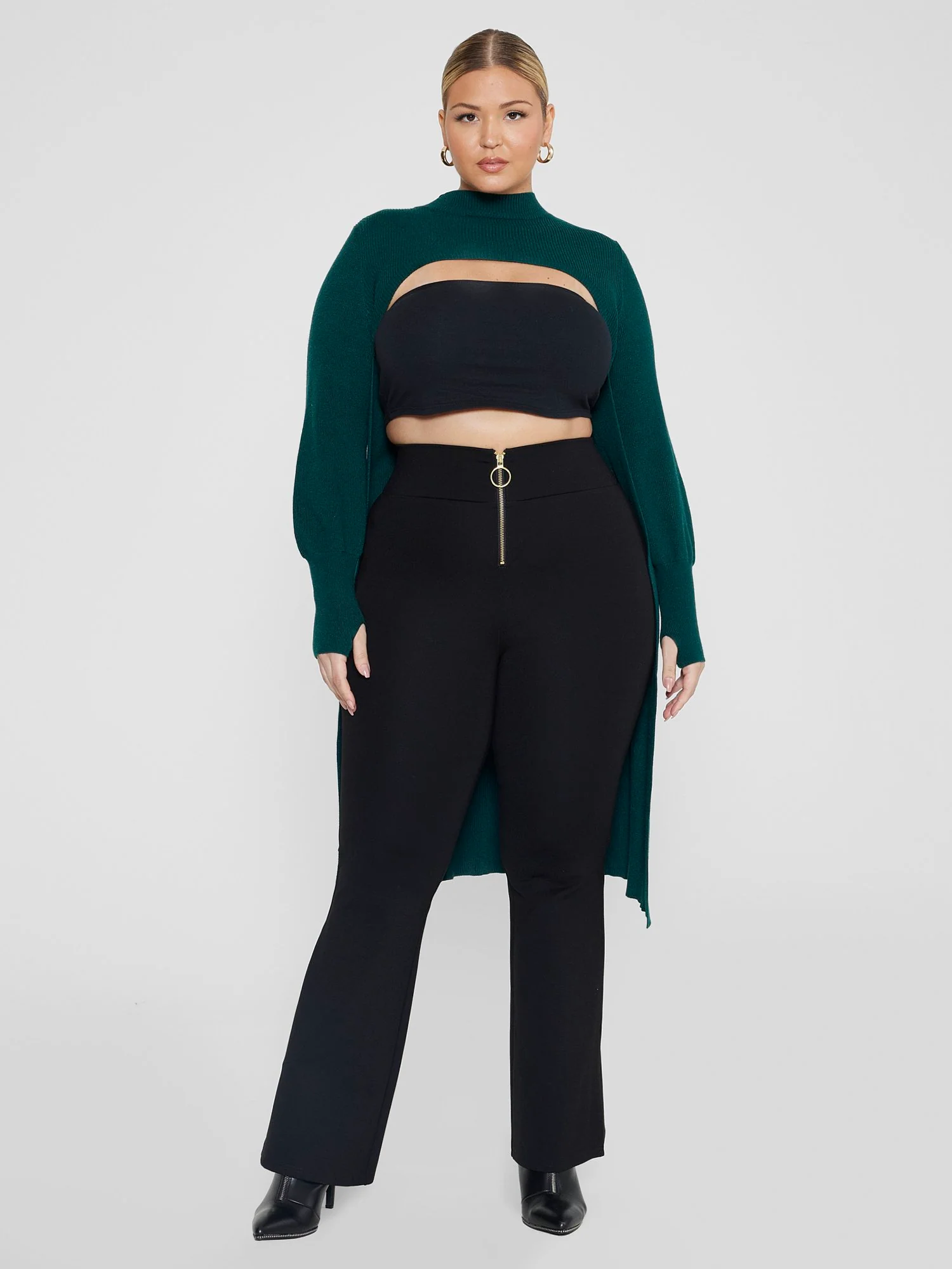Trish O-Ring Zipper Ponte Pants - Image 5