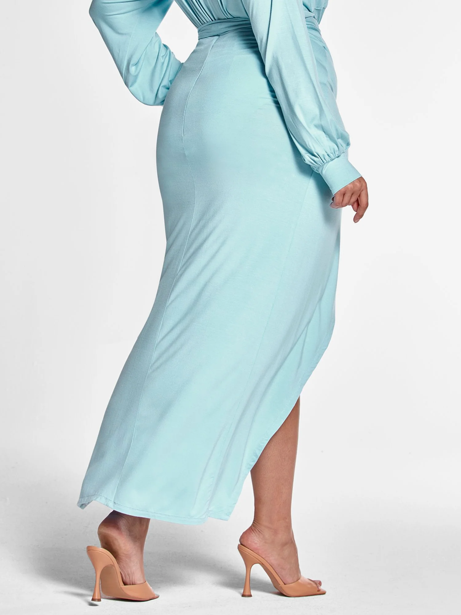 Trish Wrap Maxi Skirt - Image 3
