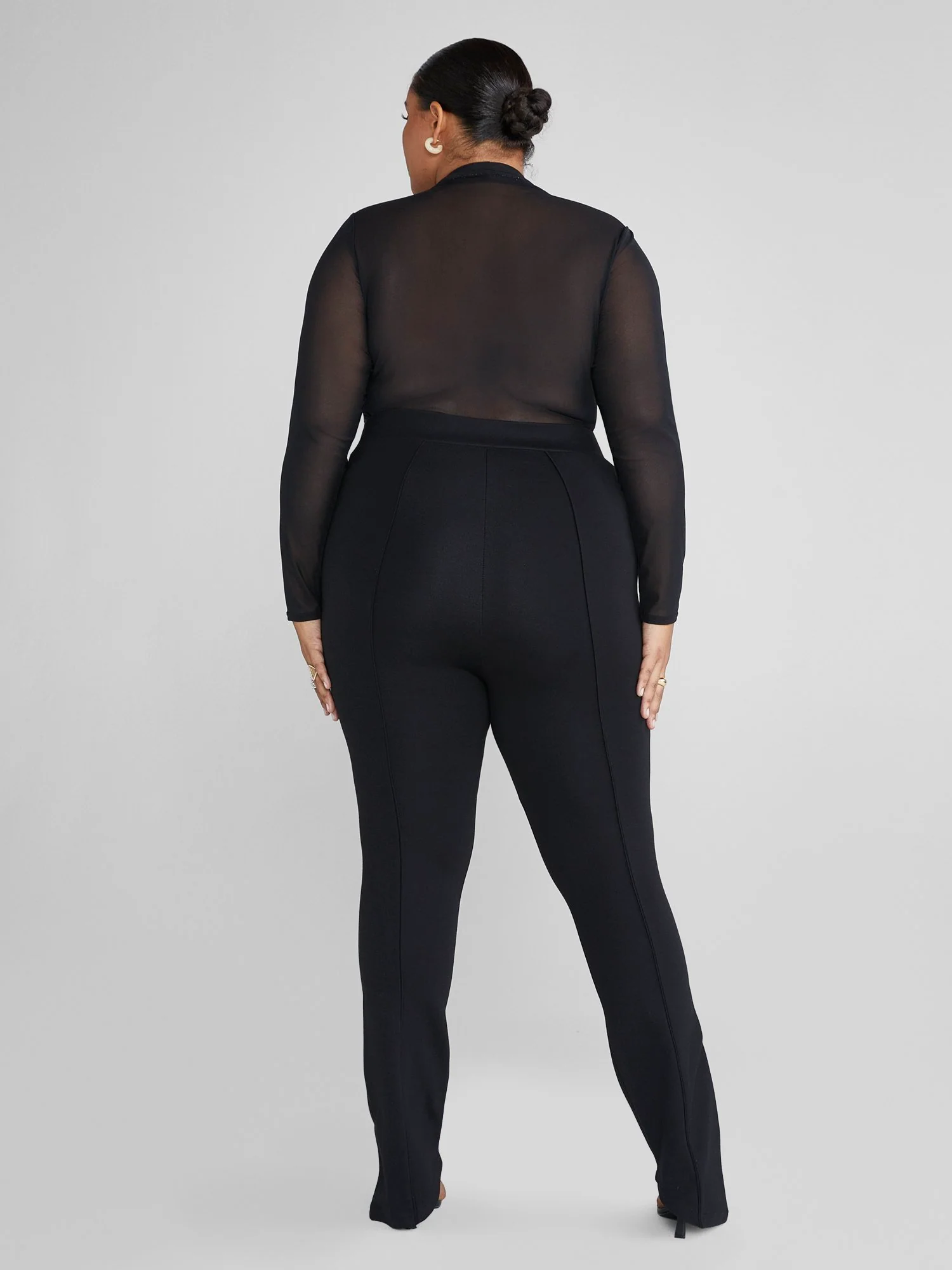 Trista V-Waistband Knit Pants - Image 4