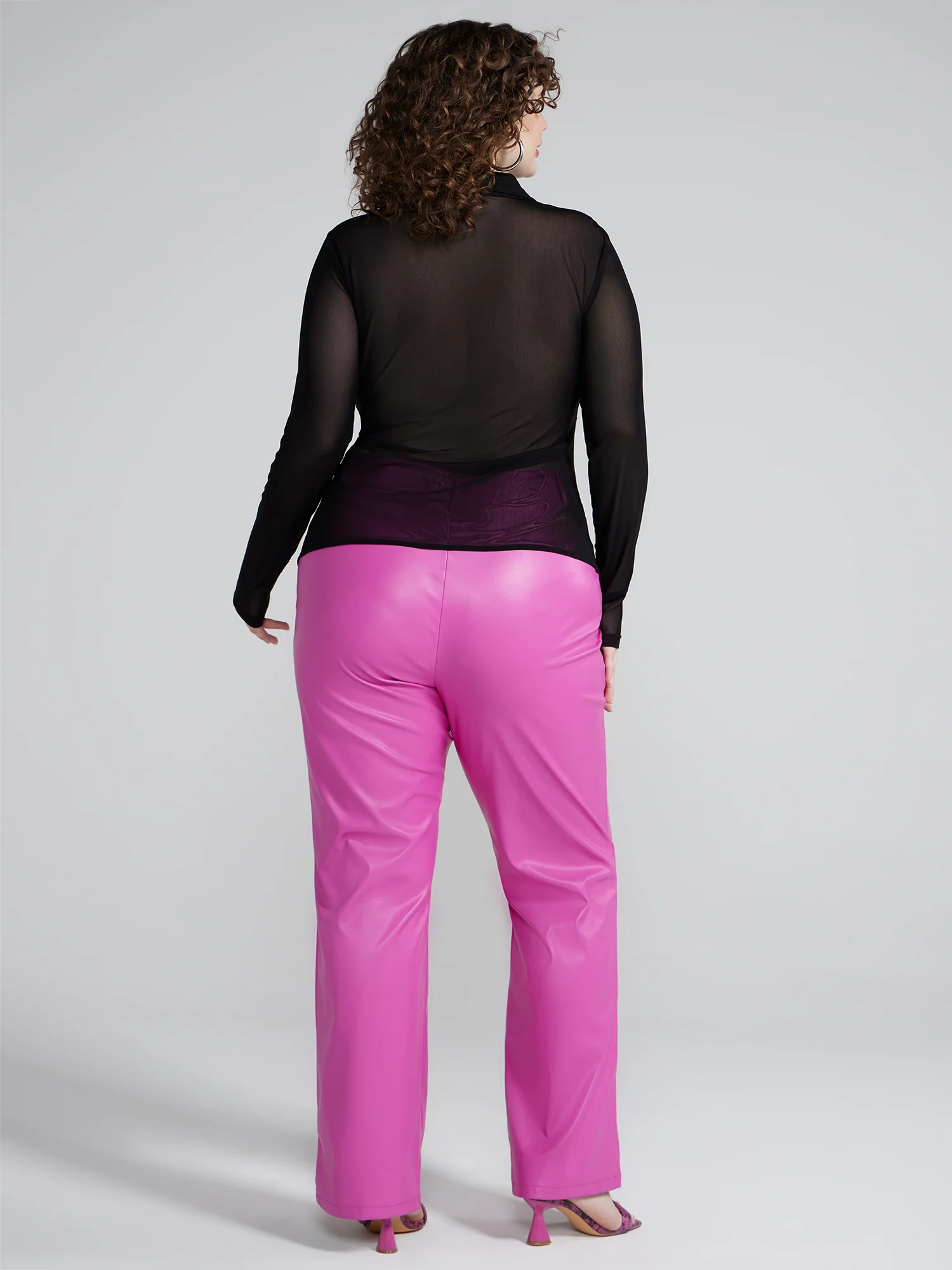 Twist Front Mesh Top - Image 3