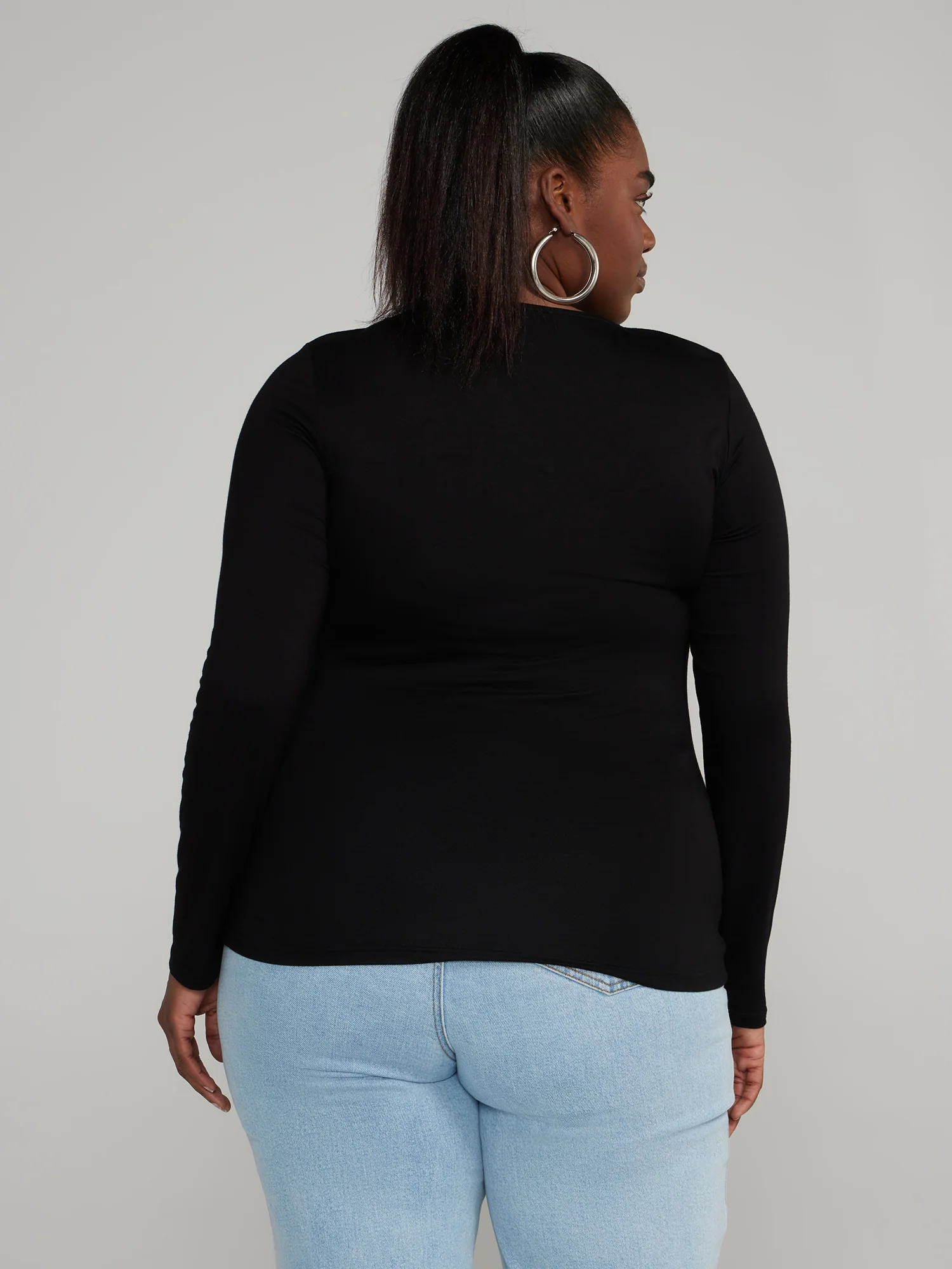 Twist Neck Cutout-Detail Top - Image 3