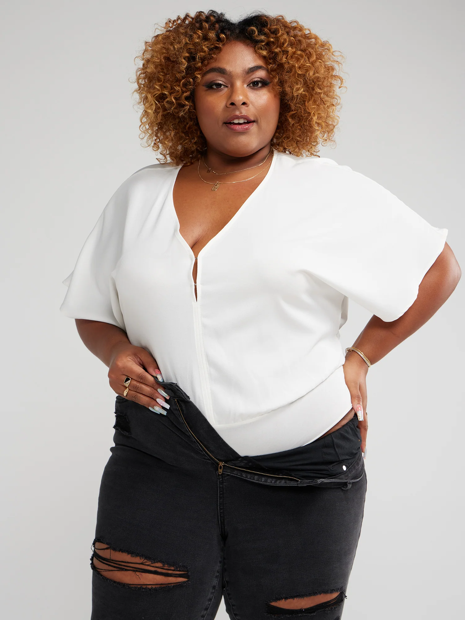 V-Neck Bodysuit - Image 6