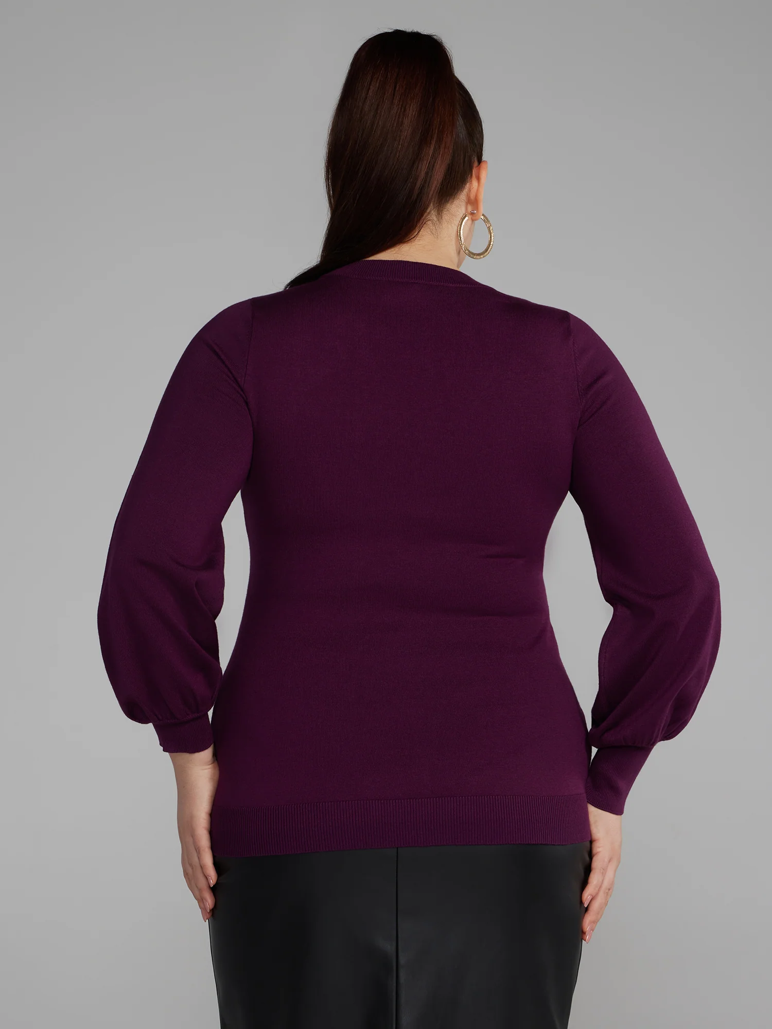 V-Neck Pullover Sweater - Image 12
