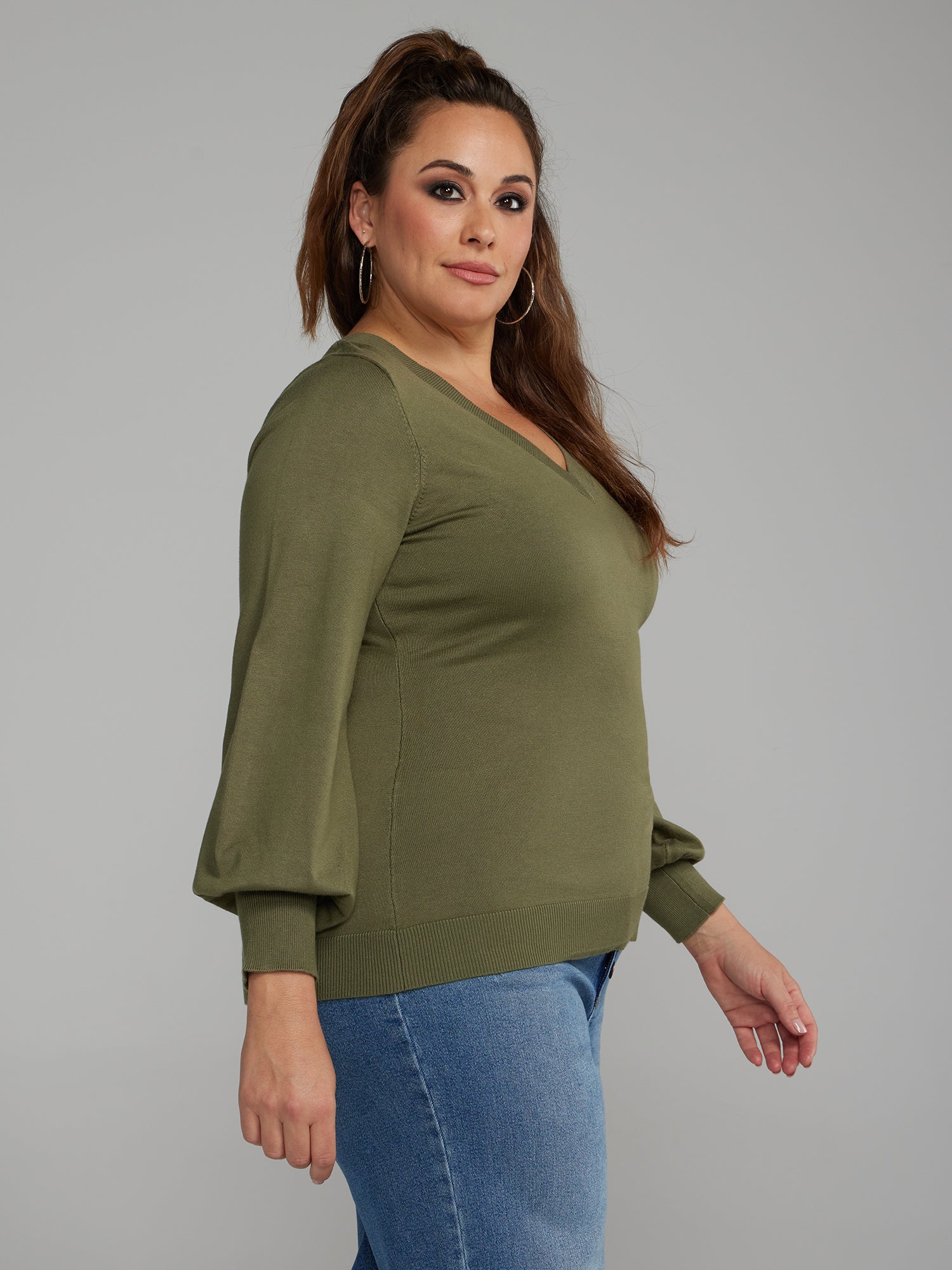 V-Neck Pullover Sweater - Image 7