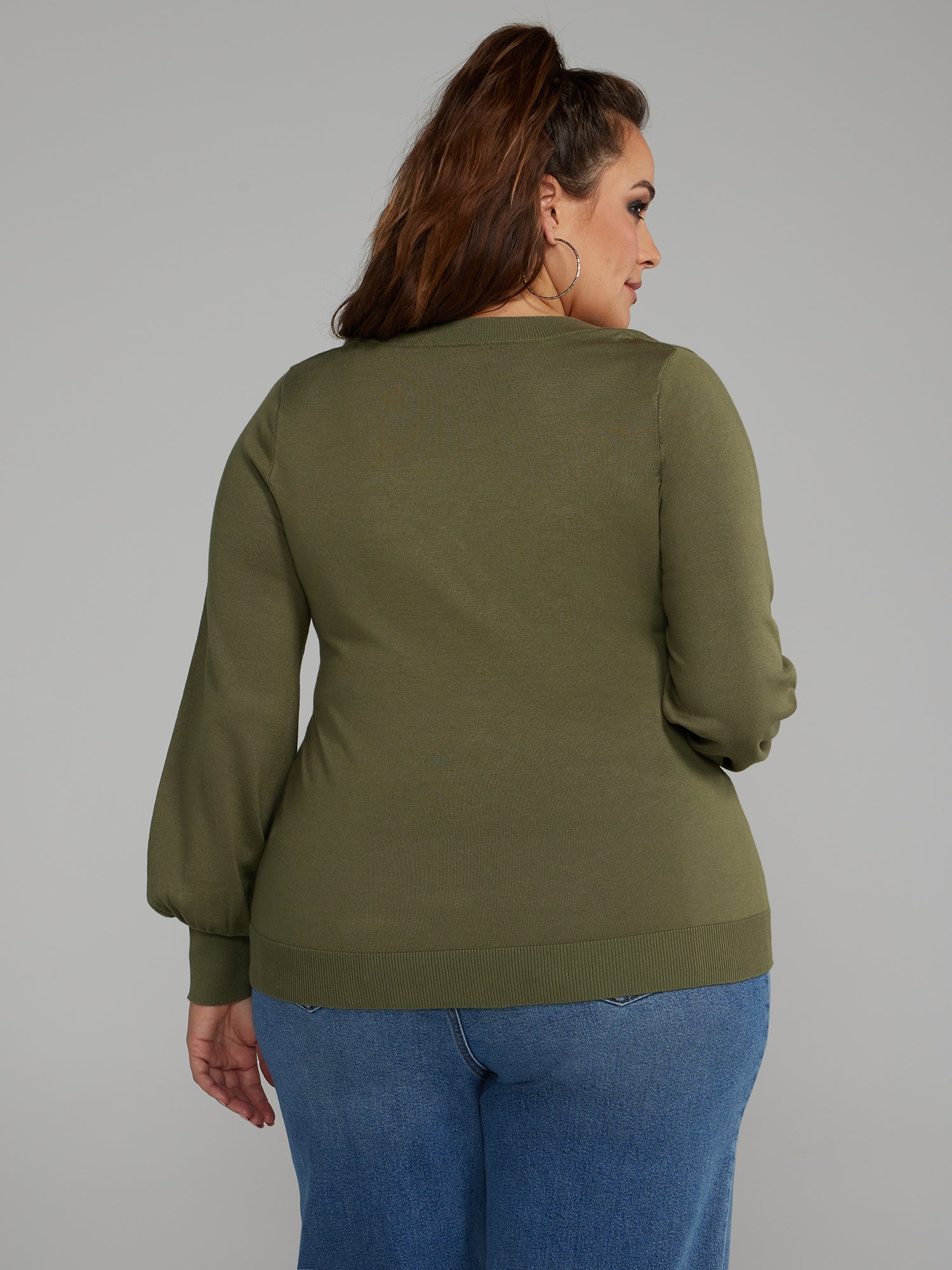 V-Neck Pullover Sweater - Image 8