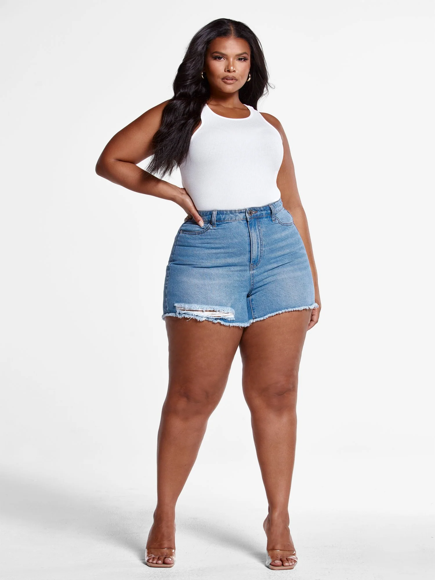 Wendy Ribbed Knit Racerback Tank - Image 4