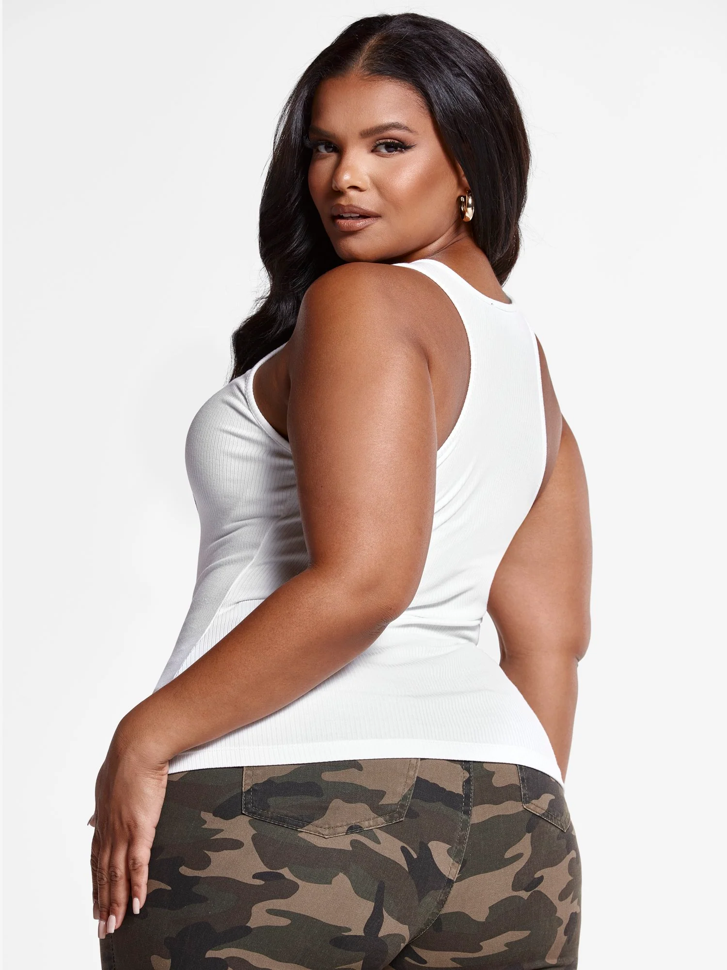 Wendy Ribbed Knit Racerback Tank - Image 7