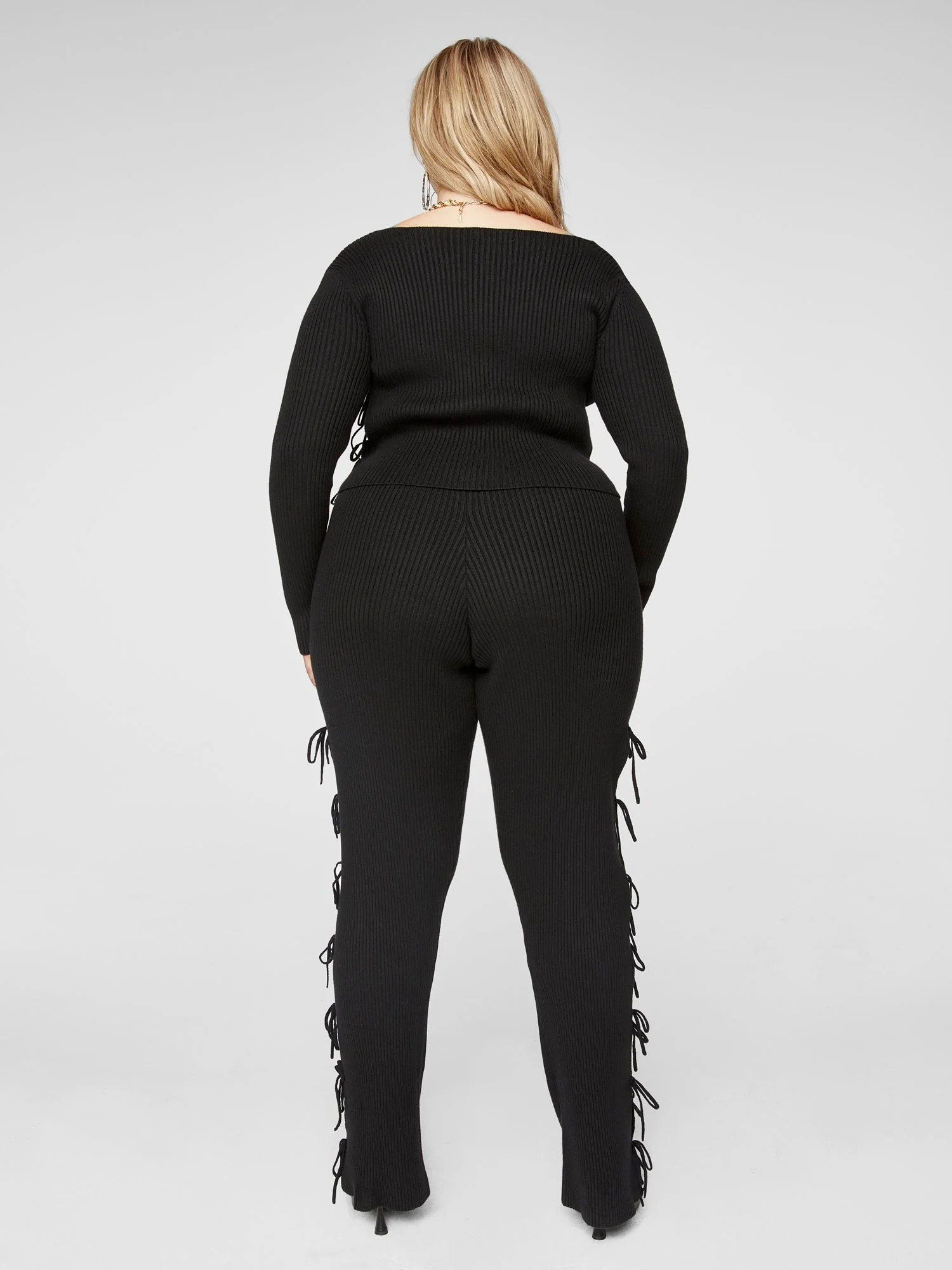 Whitney Side Tie Detail Sweater - Image 5