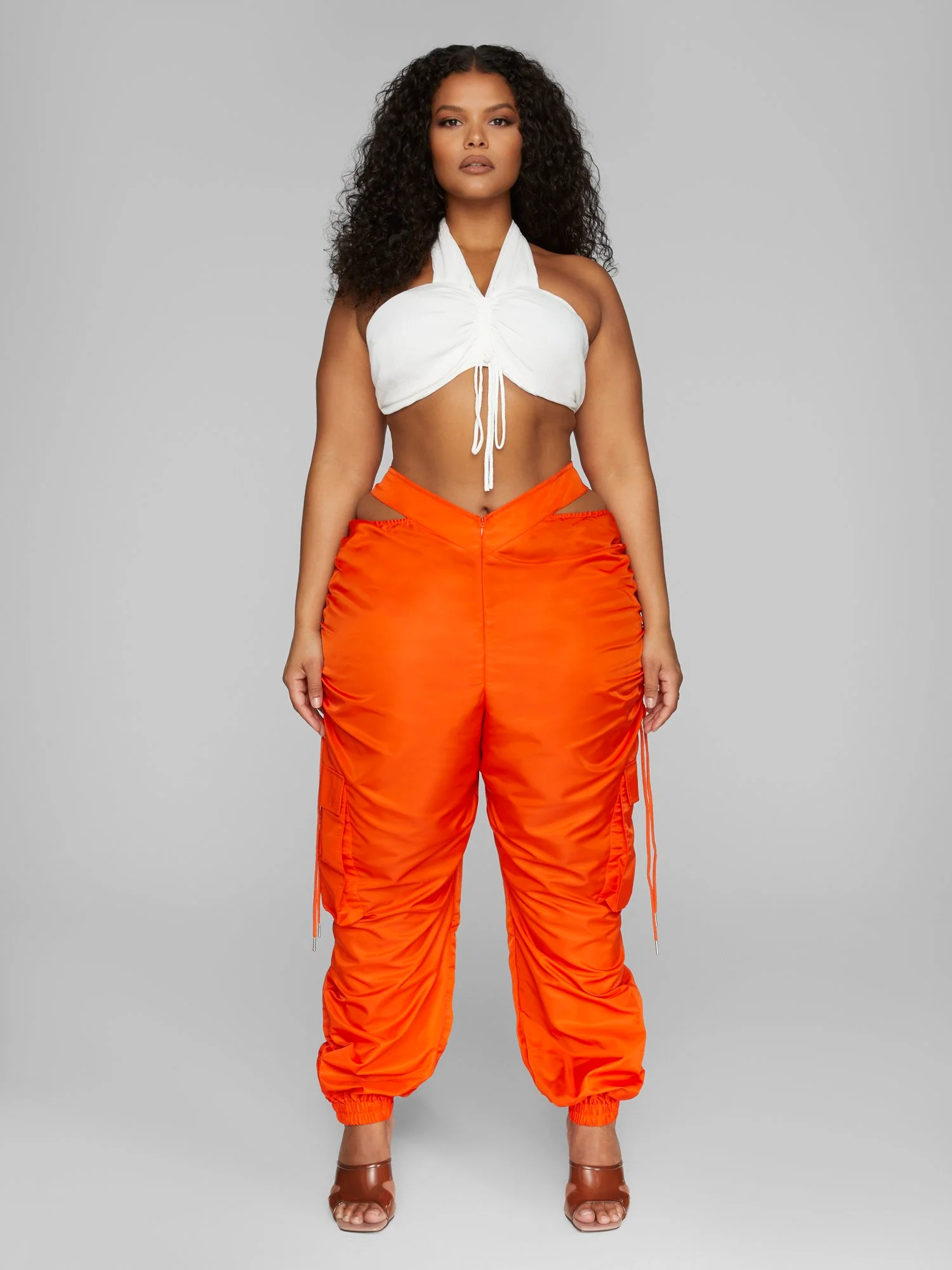 Zaria V-Waistband Cargo Jogger Pants - Leslie Sidora x FTF - Image 3
