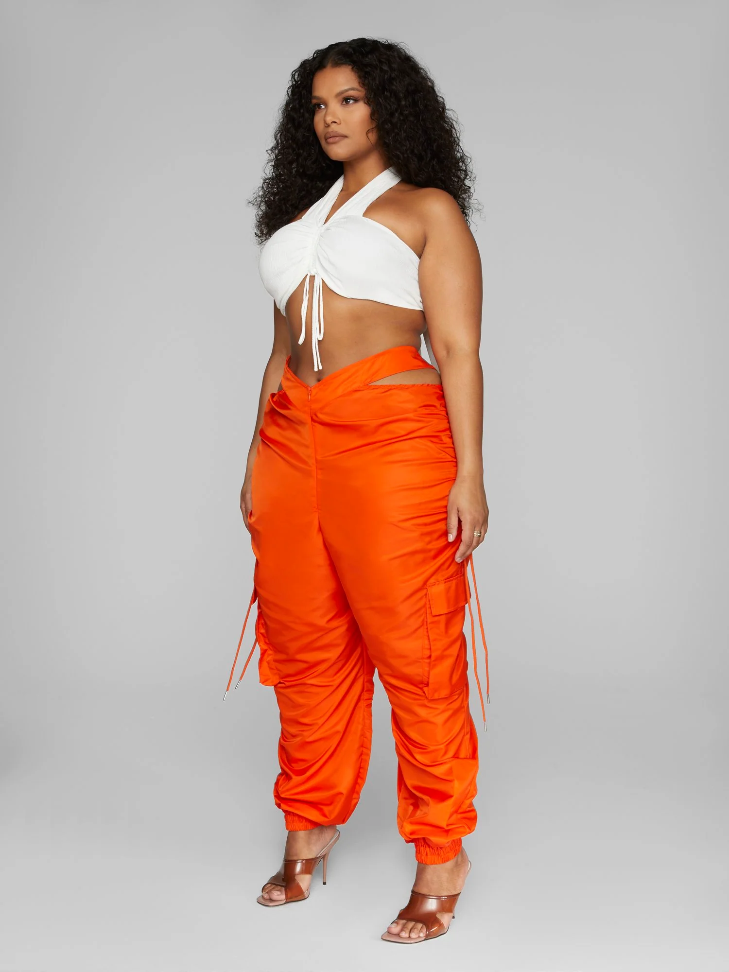 Zaria V-Waistband Cargo Jogger Pants - Leslie Sidora x FTF - Image 4