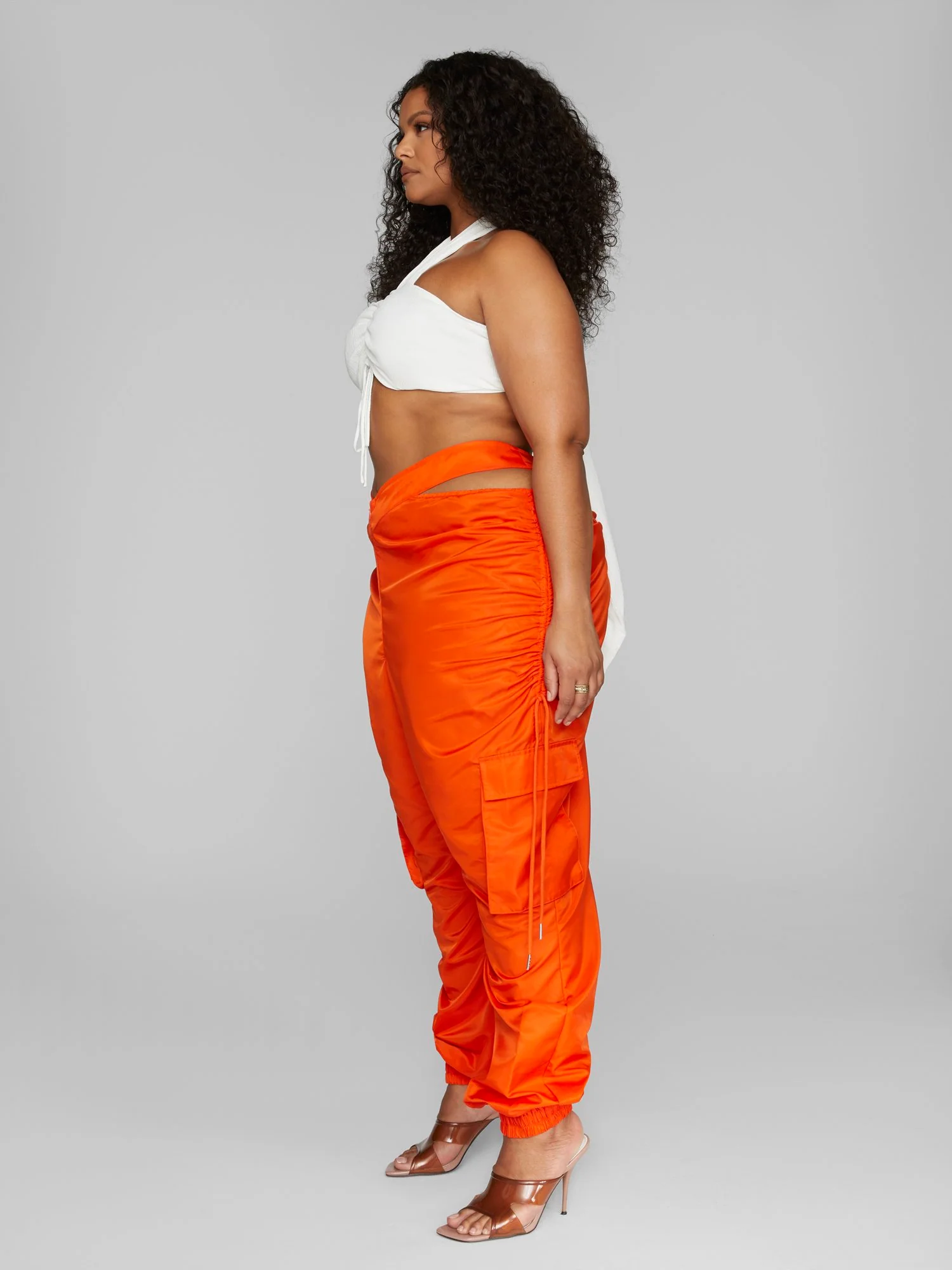 Zaria V-Waistband Cargo Jogger Pants - Leslie Sidora x FTF - Image 5