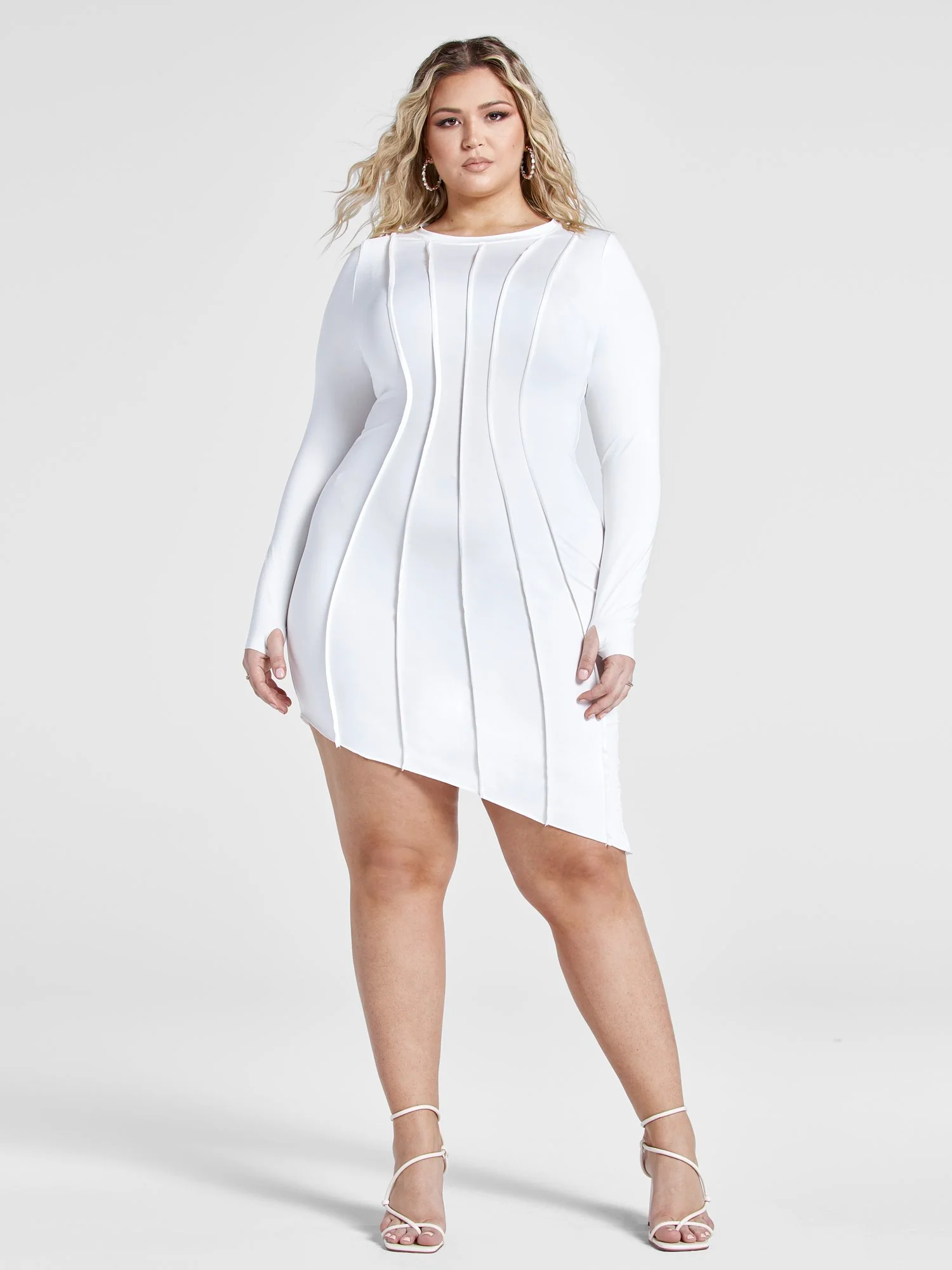 Zola Seam Detail Dress - Image 4