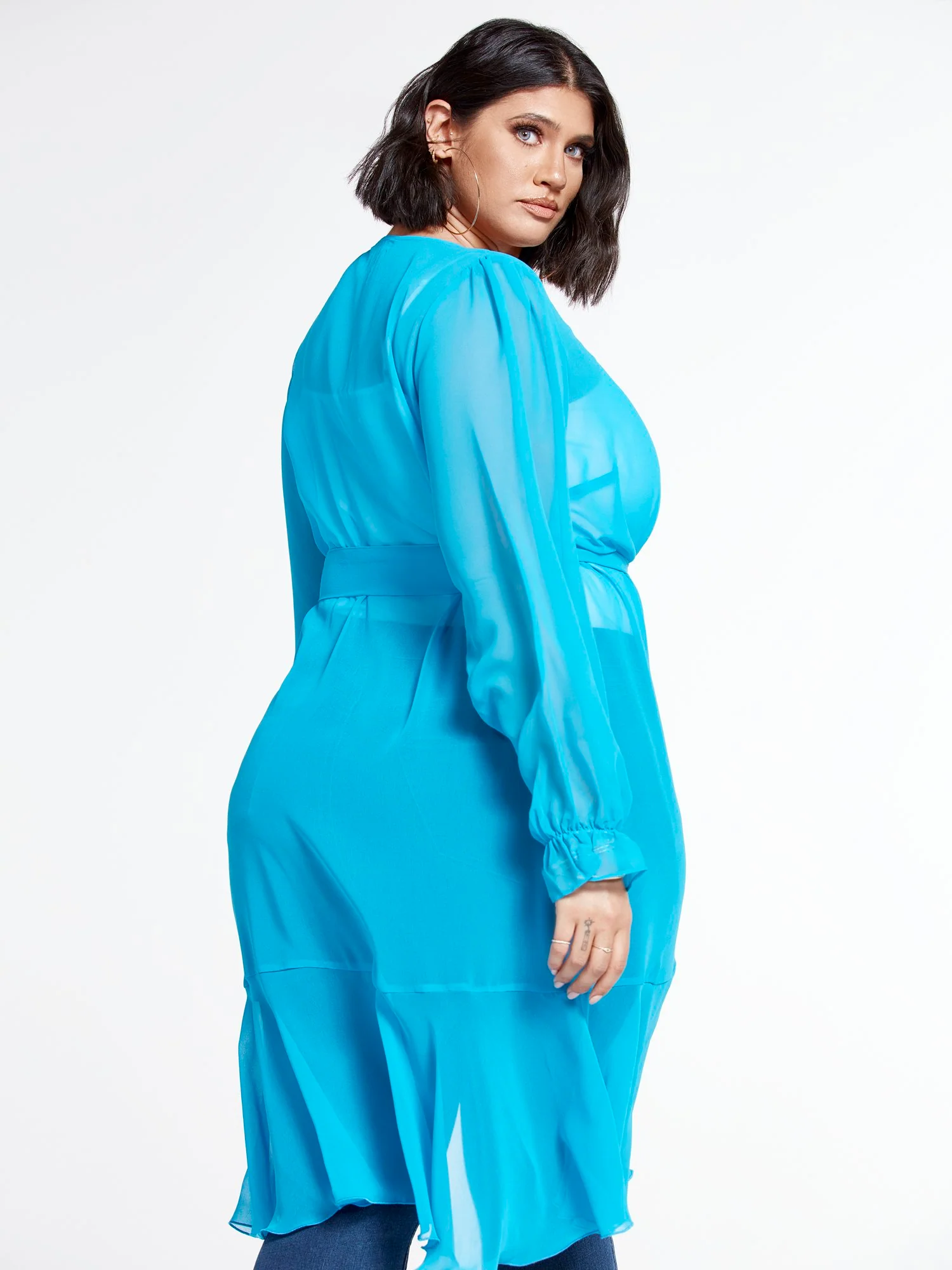 Zora Tie Waist Duster - Image 3