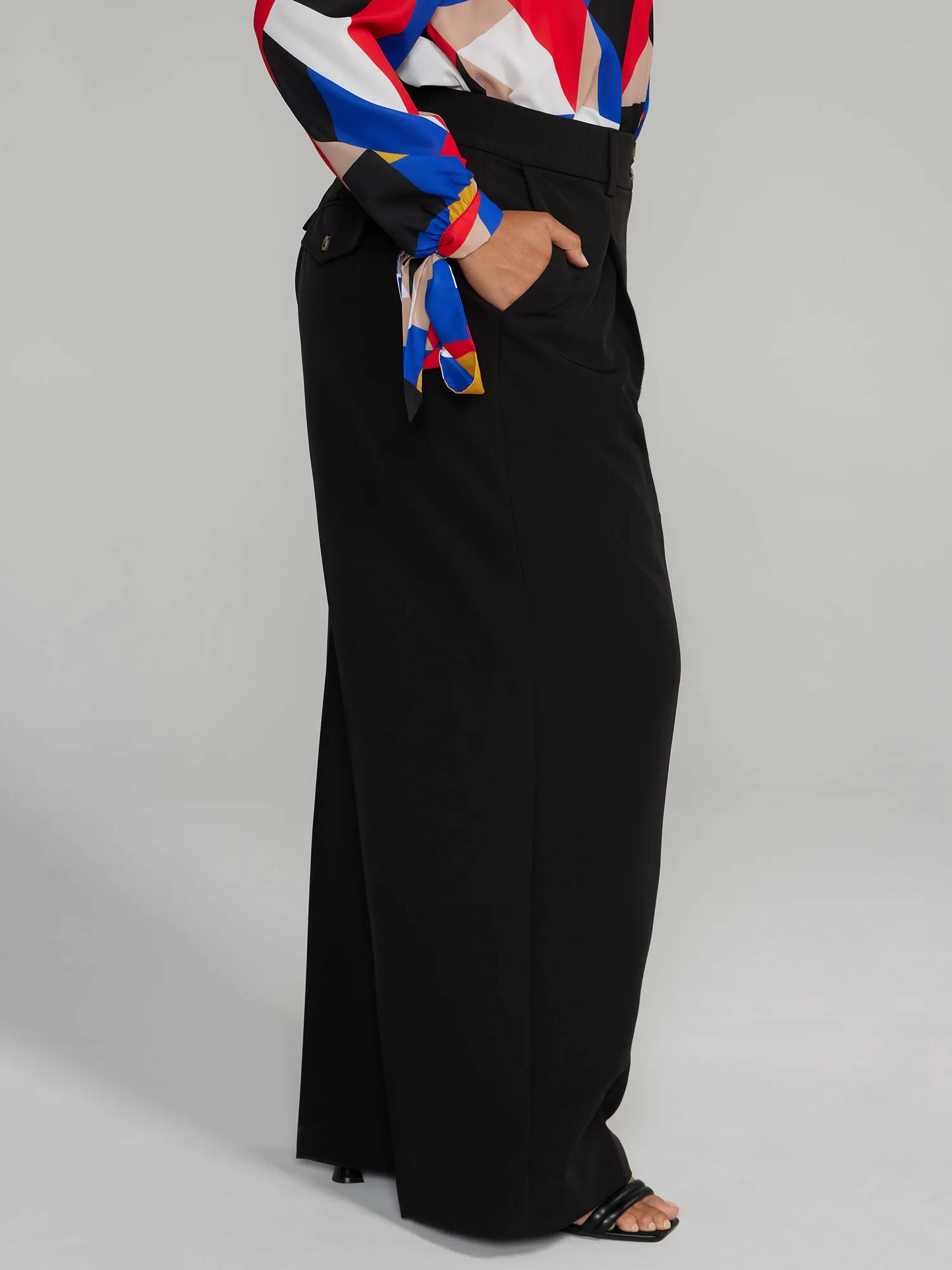 The Denise High Rise Wide-Leg Pants - Tall Inseam - Image 2