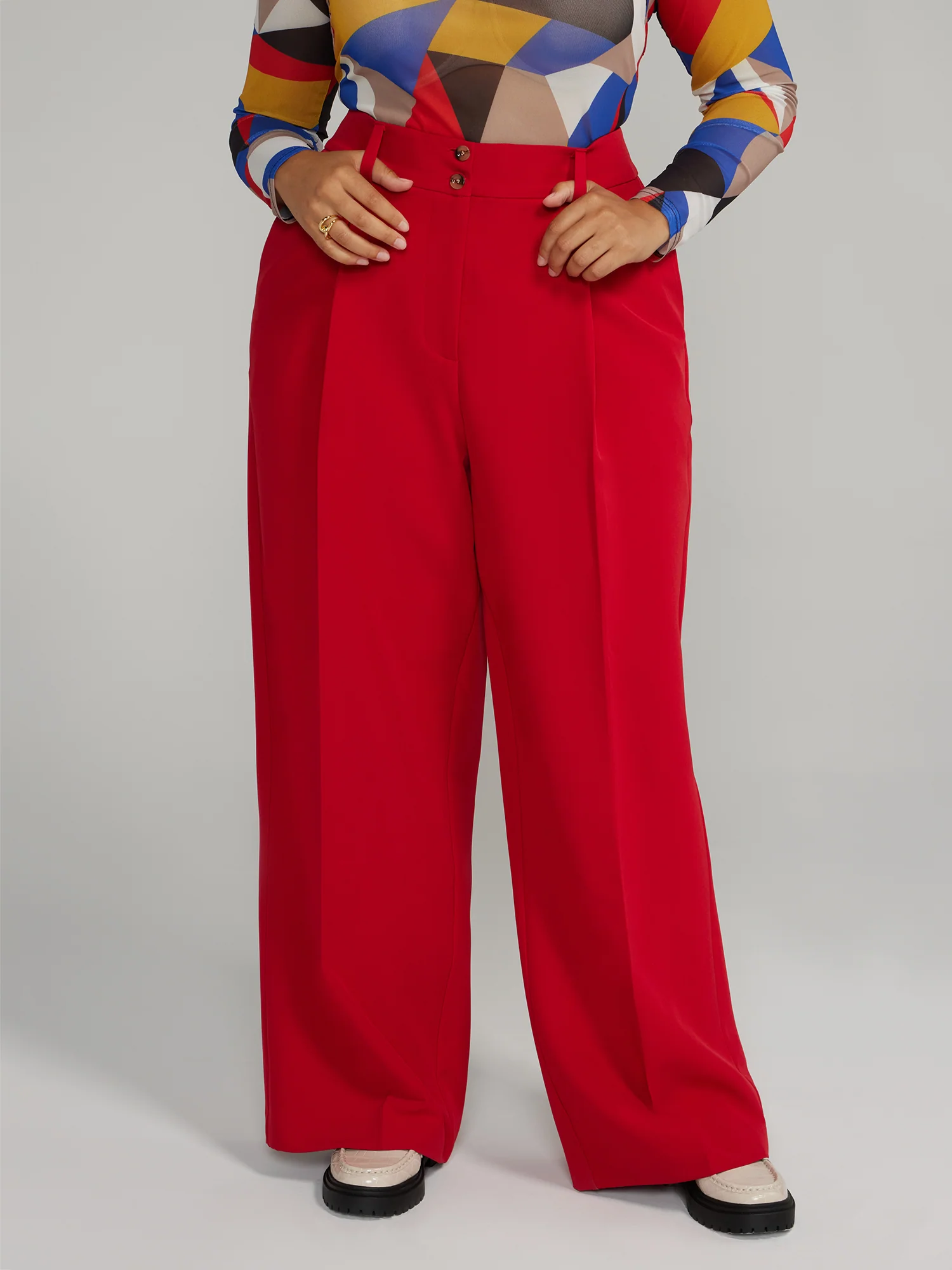 The Denise High Rise Wide-Leg Pants - Tall Inseam - Image 7