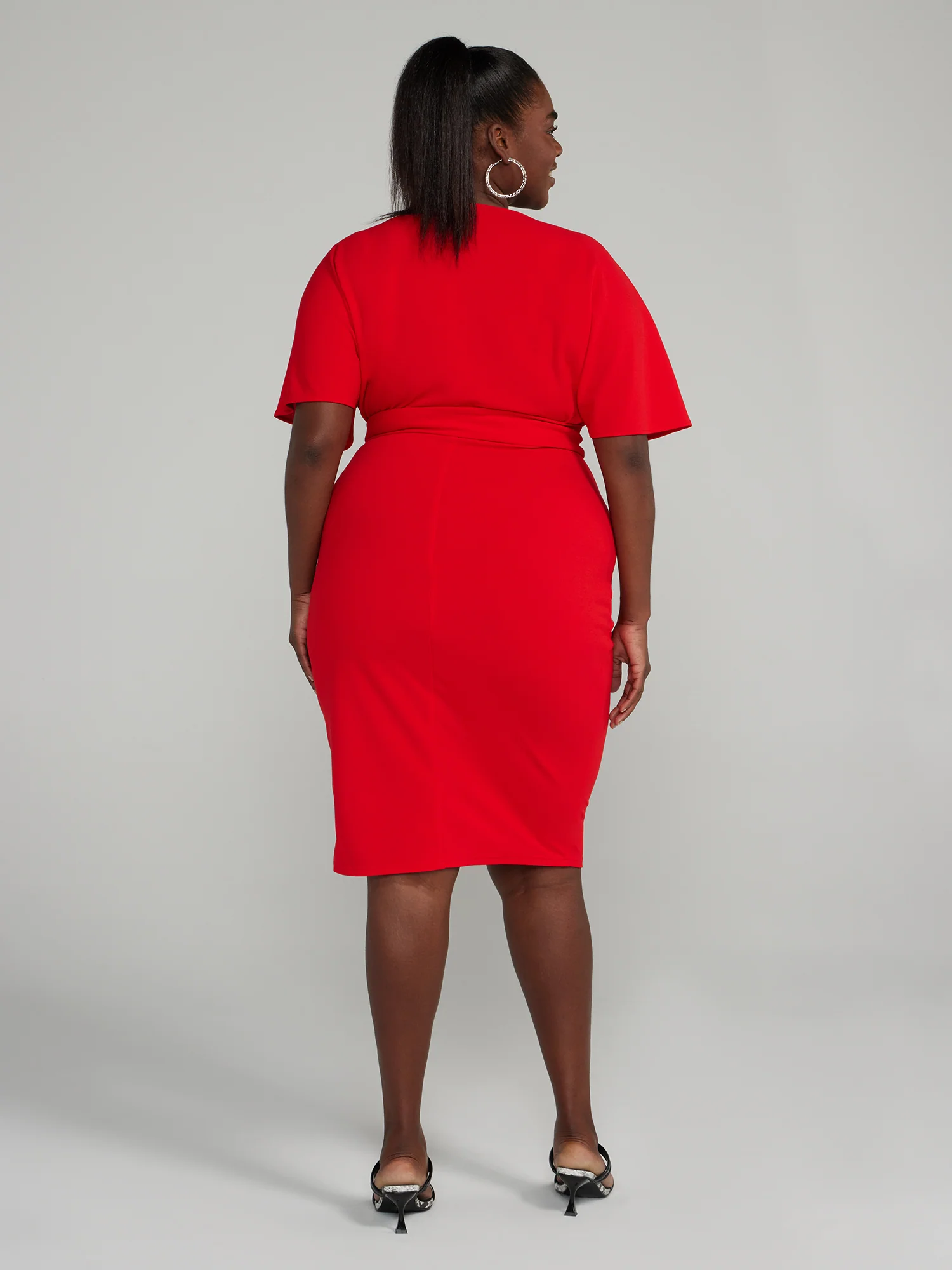 The Iconic Ruched Wrap Dress - Image 7