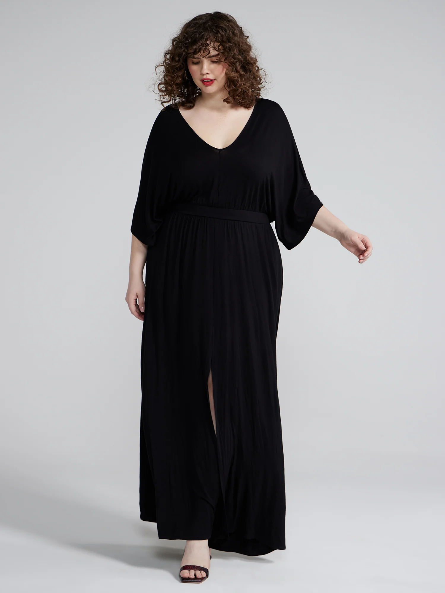 The Perfect V-Neck Maxi Dress