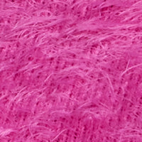 Turtleneck Open Back Fuzzy Knit Sweater - Image 4