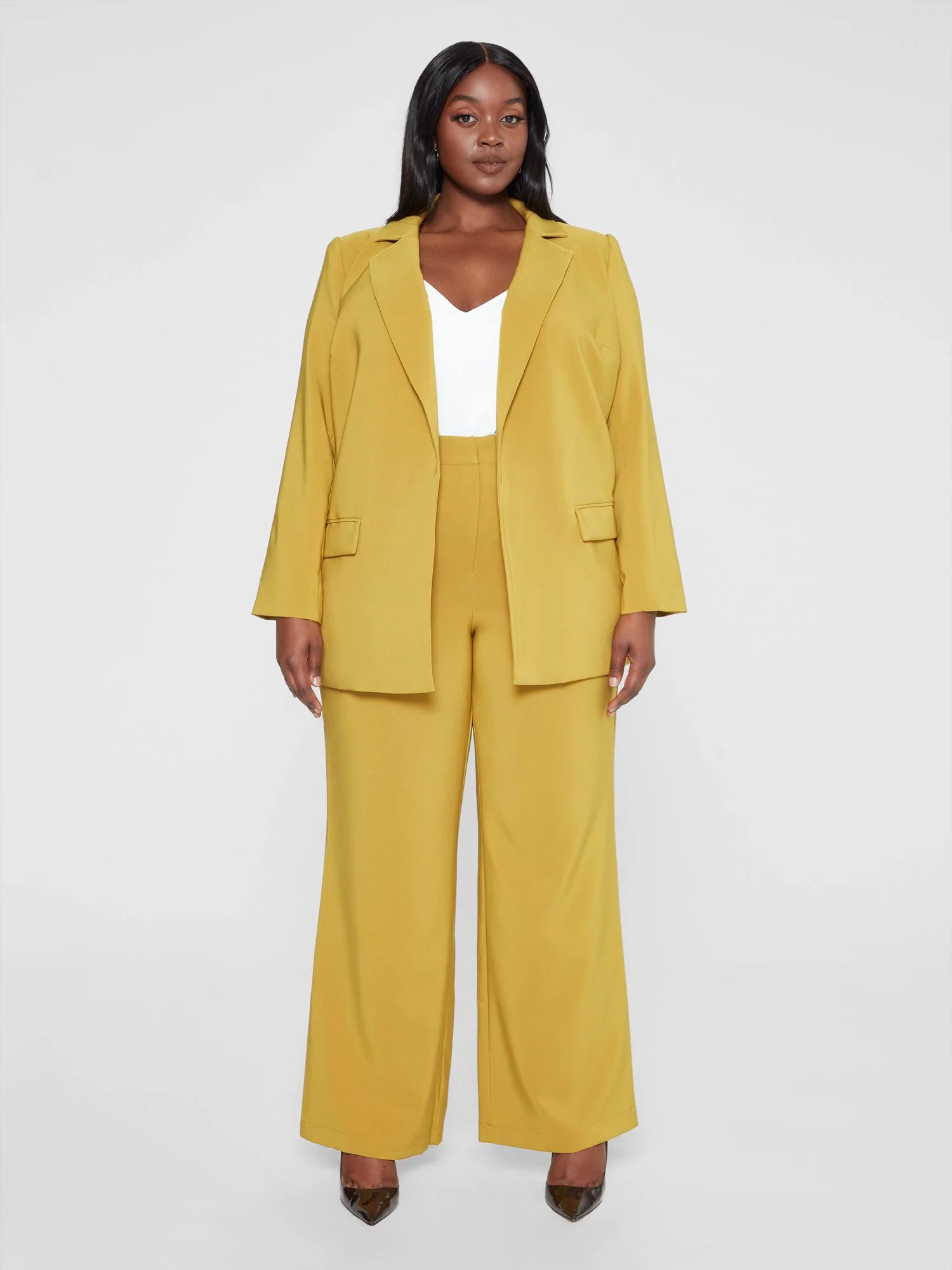 Zoe Asymmetrical Split Back Blazer - Gabi Fresh X FTF - Image 3